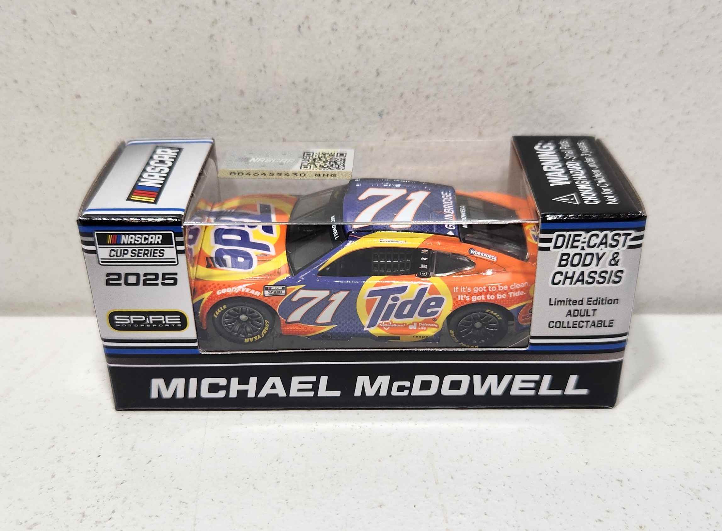 2025 Michael McDowell 1/64th Tide Chevrolet