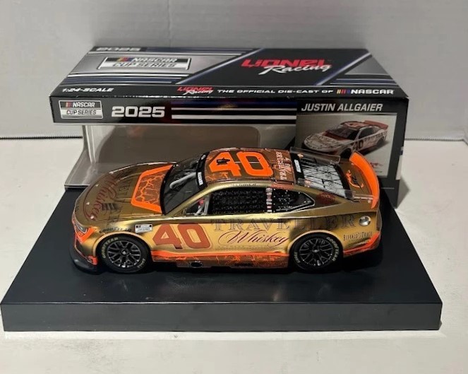 2025 Justin Allgaier 1/24th Traveler Whiskey "Color Chrome" hood open Chevrolet