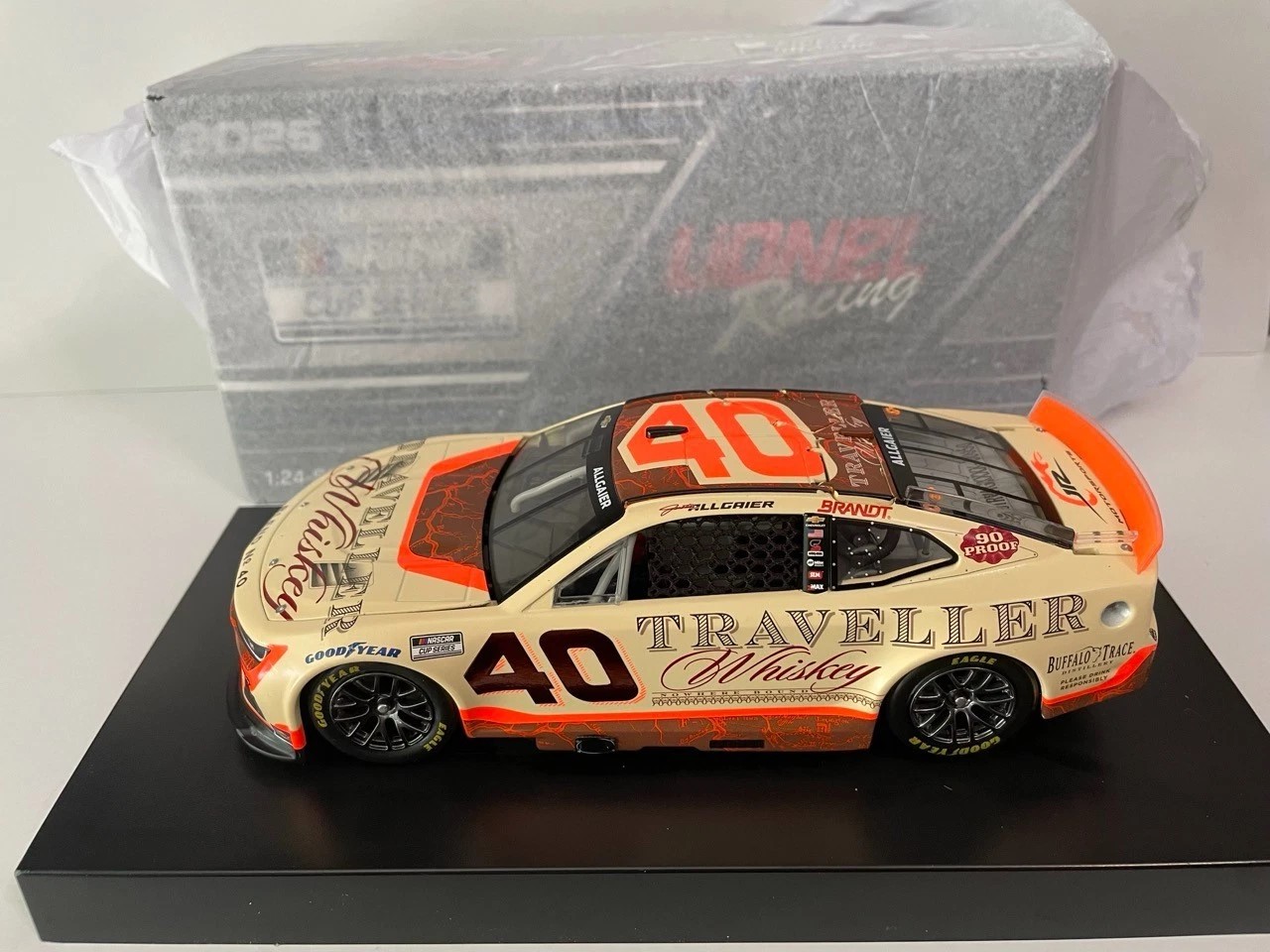 2025 Justin Allgaier 1/24th Traveller Whiskey hood open Chevrolet