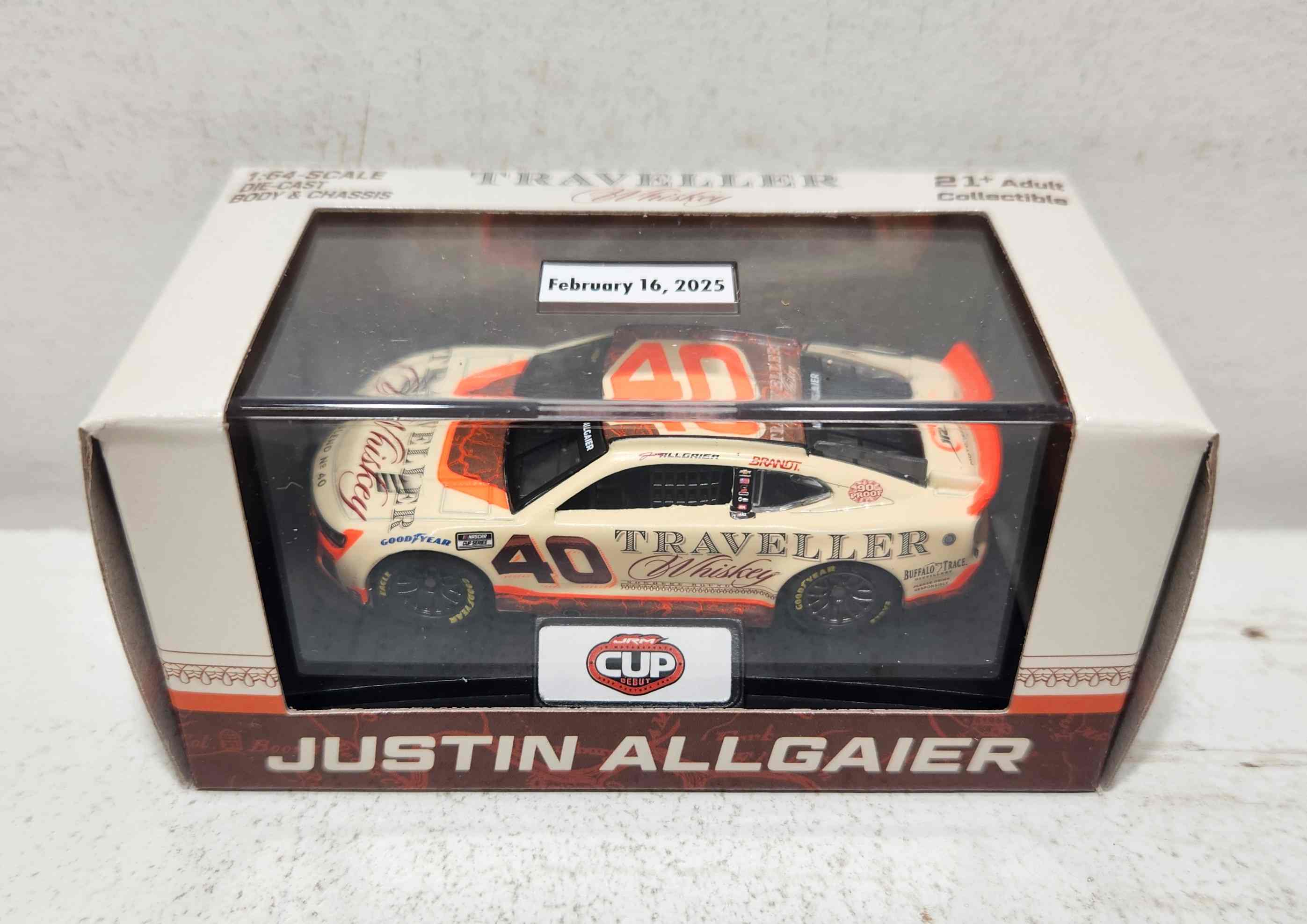 2025 Justin Allgaier 1/64th Traveller Whiskey Chevrolet