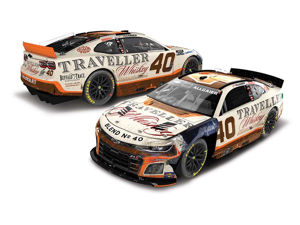 2025 Justin Allgaier Traveller Whisky with Sound Base Race Version hood open Chevrolet