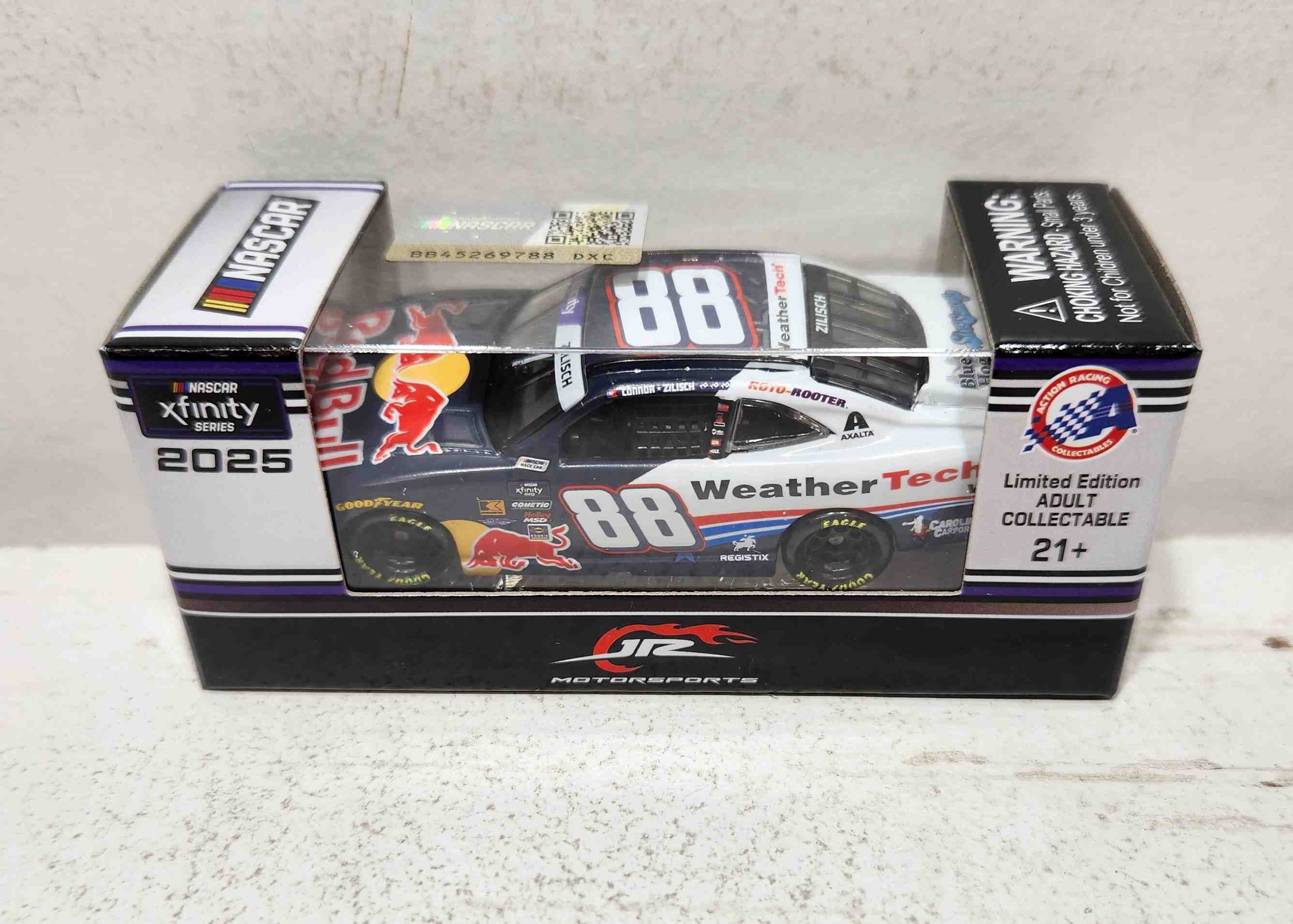 2025 Connor Zilisch 1/64th Weathertech/Red Bull "Xfinity Series" Chevrolet