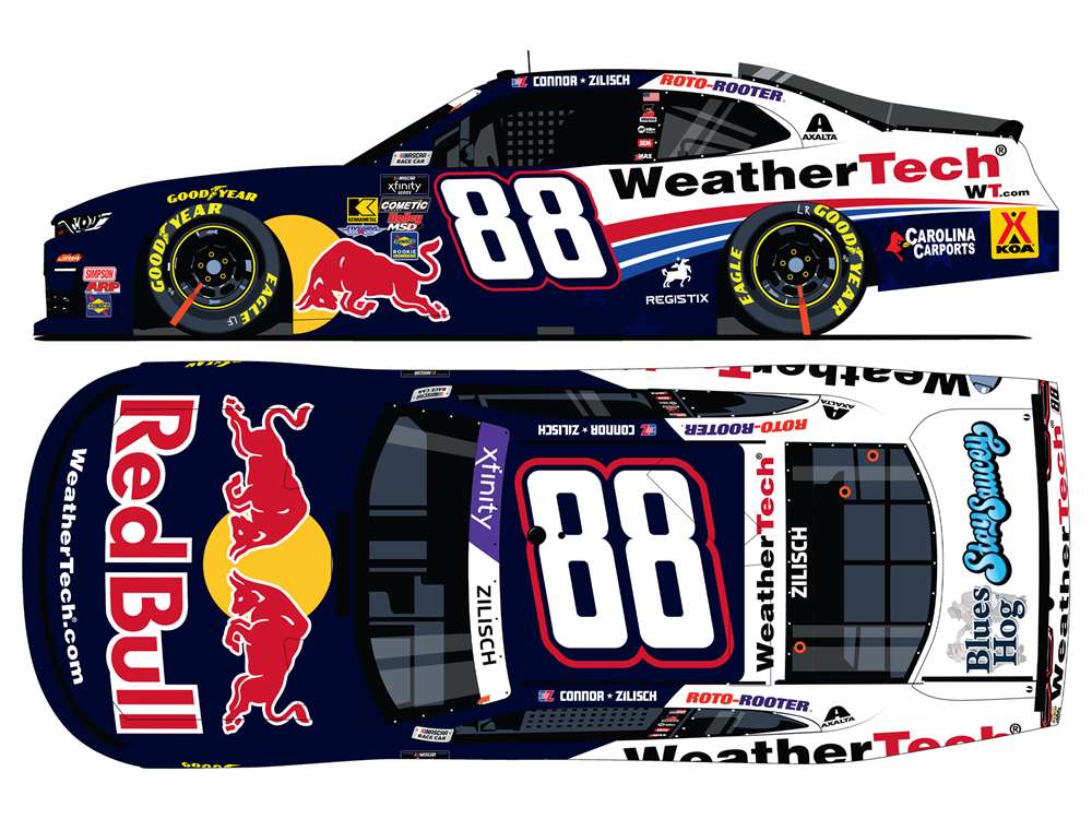 2025 Connor Zilisch 1/64th Weathertech/Red Bull "Xfinity Series" Chevrolet