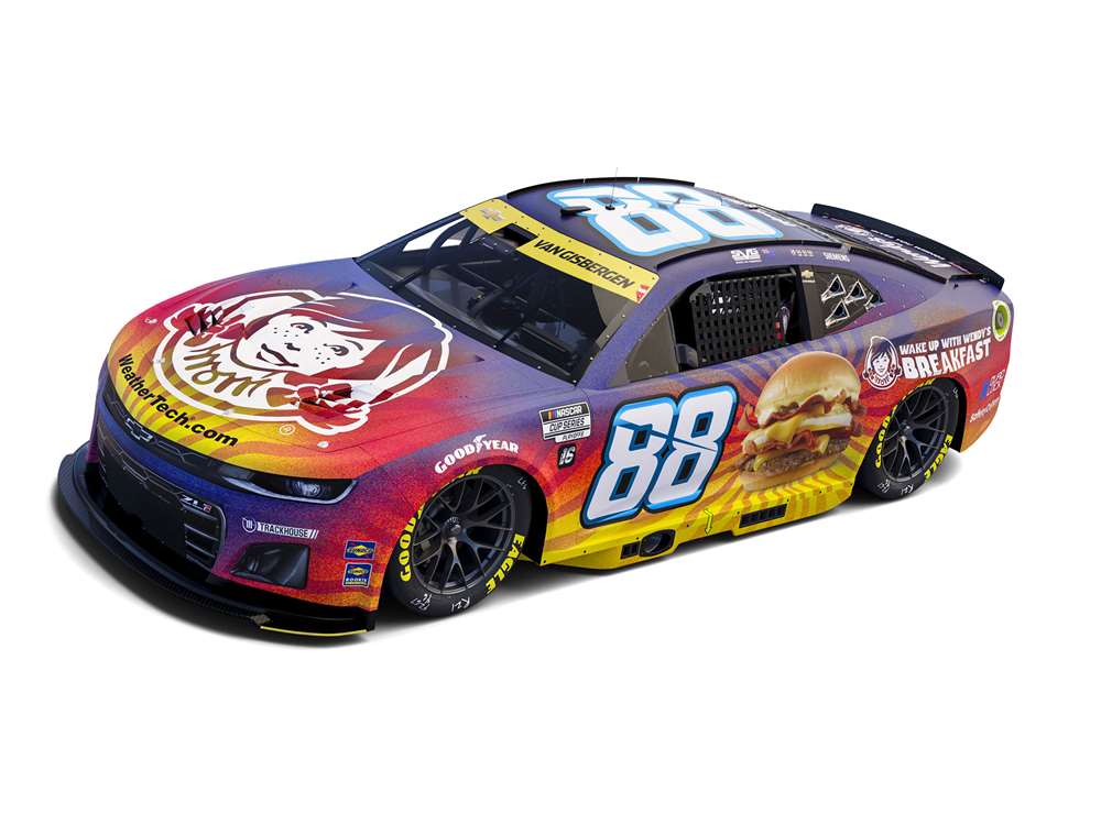 2025 Shane Van Gisbergen 1/64th Wendy's "Breakfast Baconator" Chevrolet