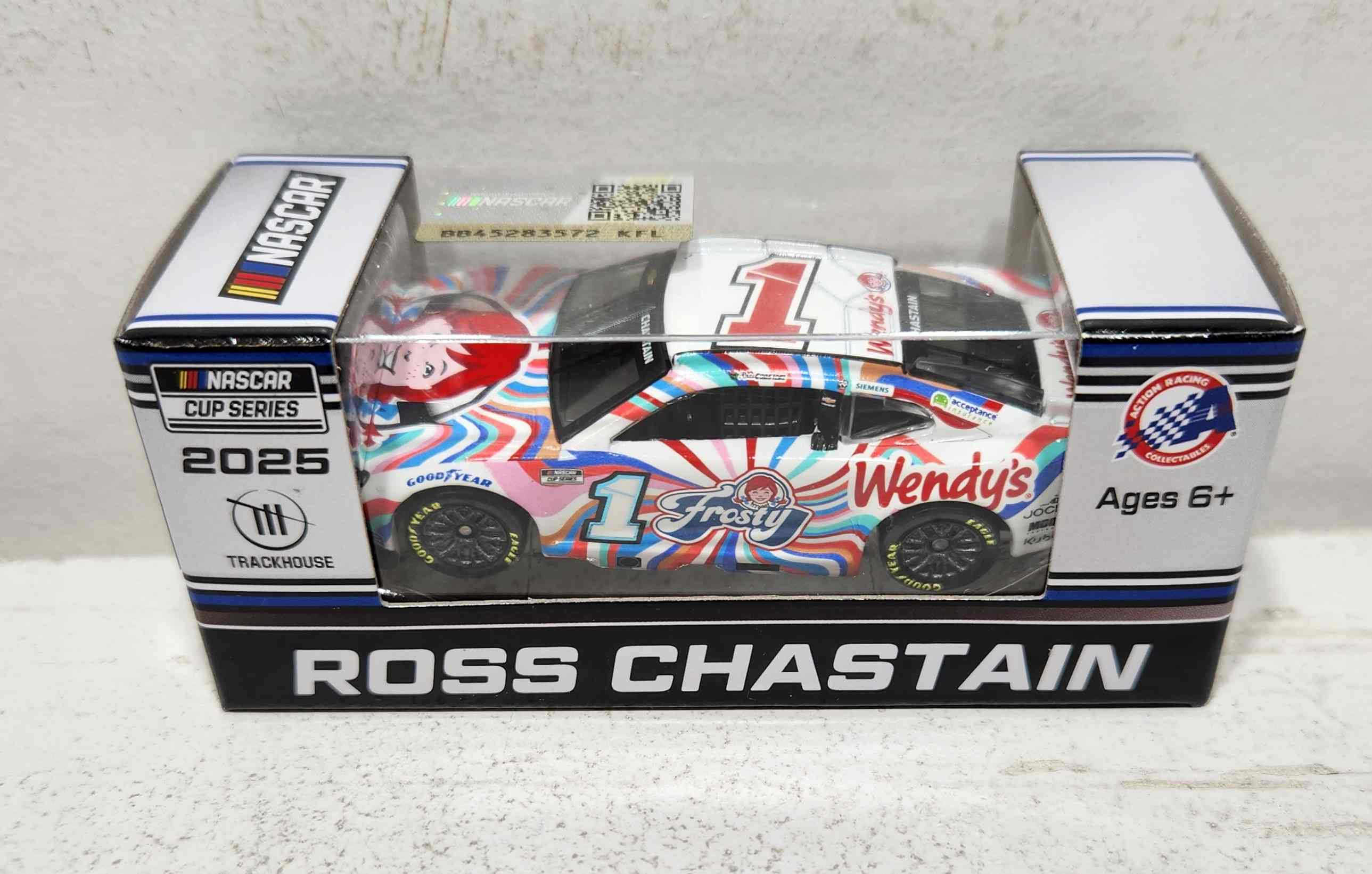 2025 Ross Chastain 1/64th Wendy's Frosty Chevrolet