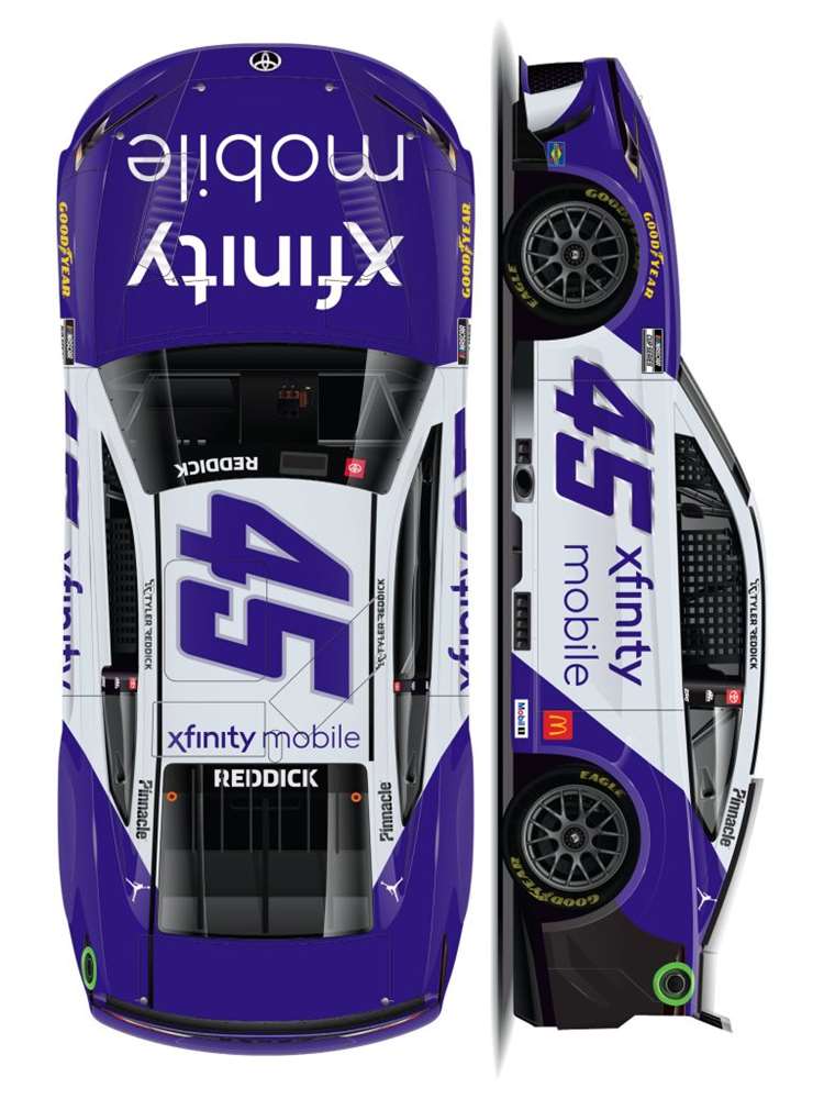 2025 Tyler Reddick 1/64th Xfinity Mobile Toyota