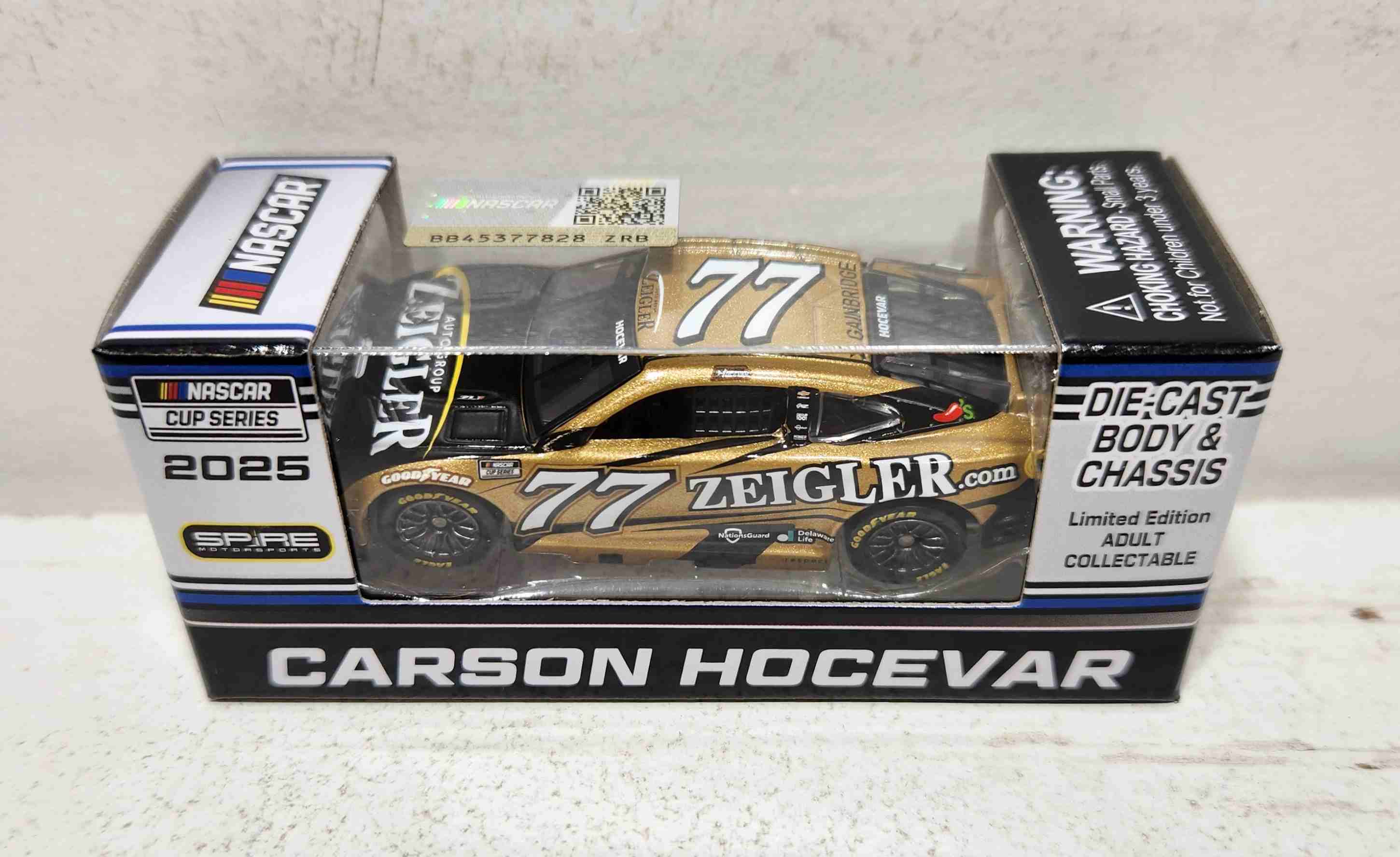 2025 Carson Hocevar 1/64th Zeigler 50th Anniversary Chevrolet