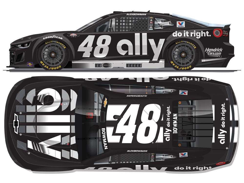 2025 Alex Bowman 1/64th ally "Darlington Throwback" Chevrolet