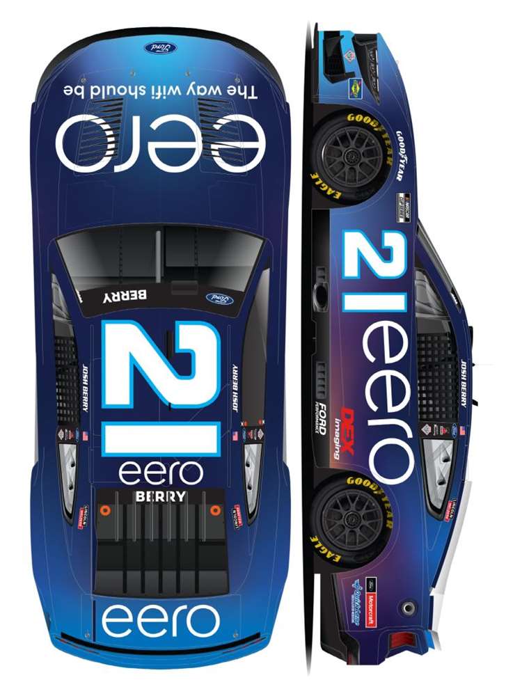 2025 Josh Berry 1/64th eero Ford