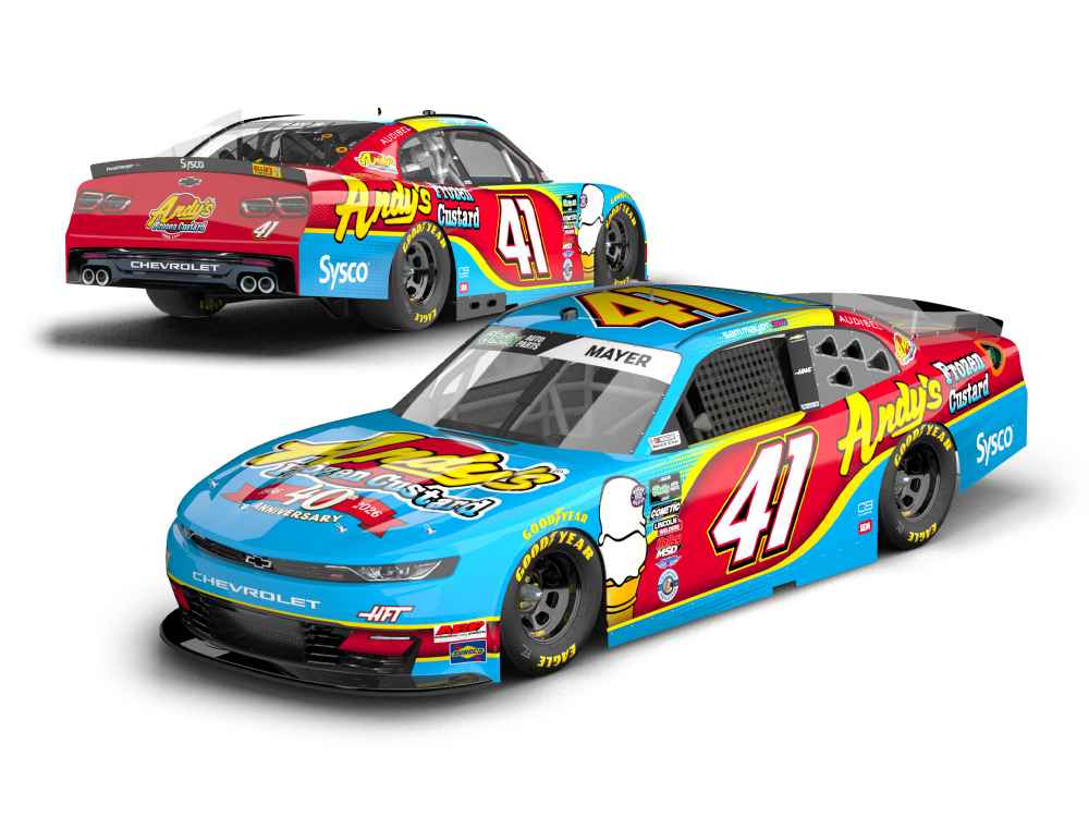 2026 Sam Mayer 1/64th Andy's Frozen Custard "O’Reilly Auto Parts Series" Chevrolet