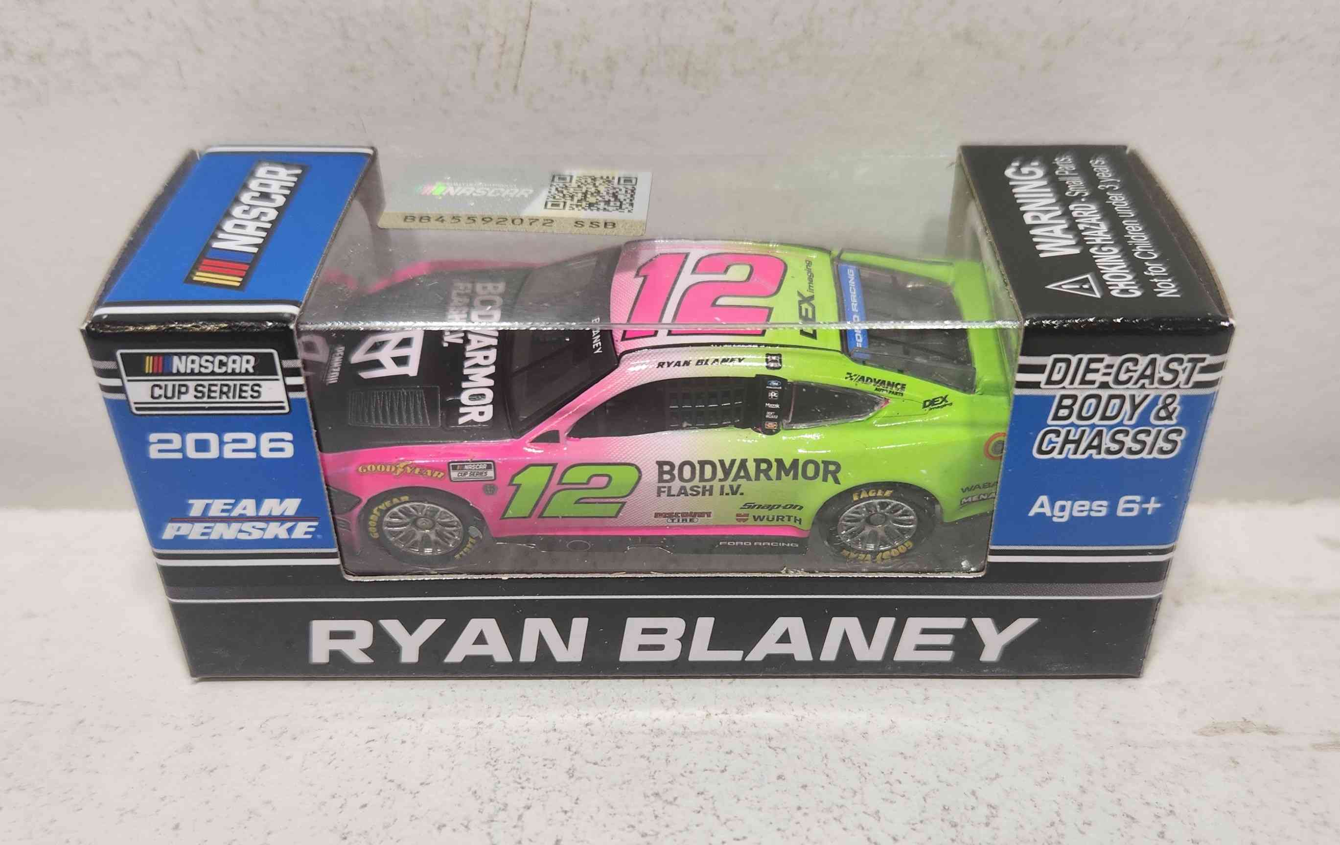 2026 Ryan Blaney 1/64th BodyArmor Flash I.V. Ford