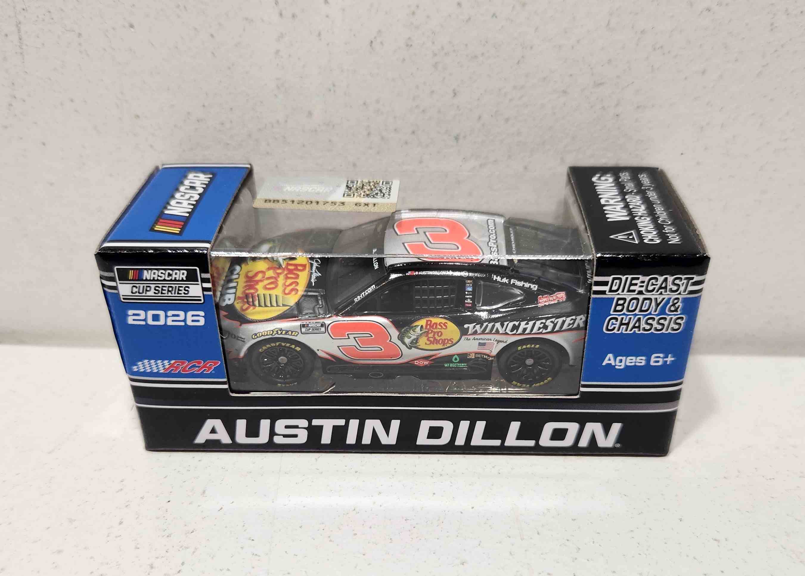 2026 Austin Dillon 1/64th Bass Pro Shops "Winchester" Chevrolet