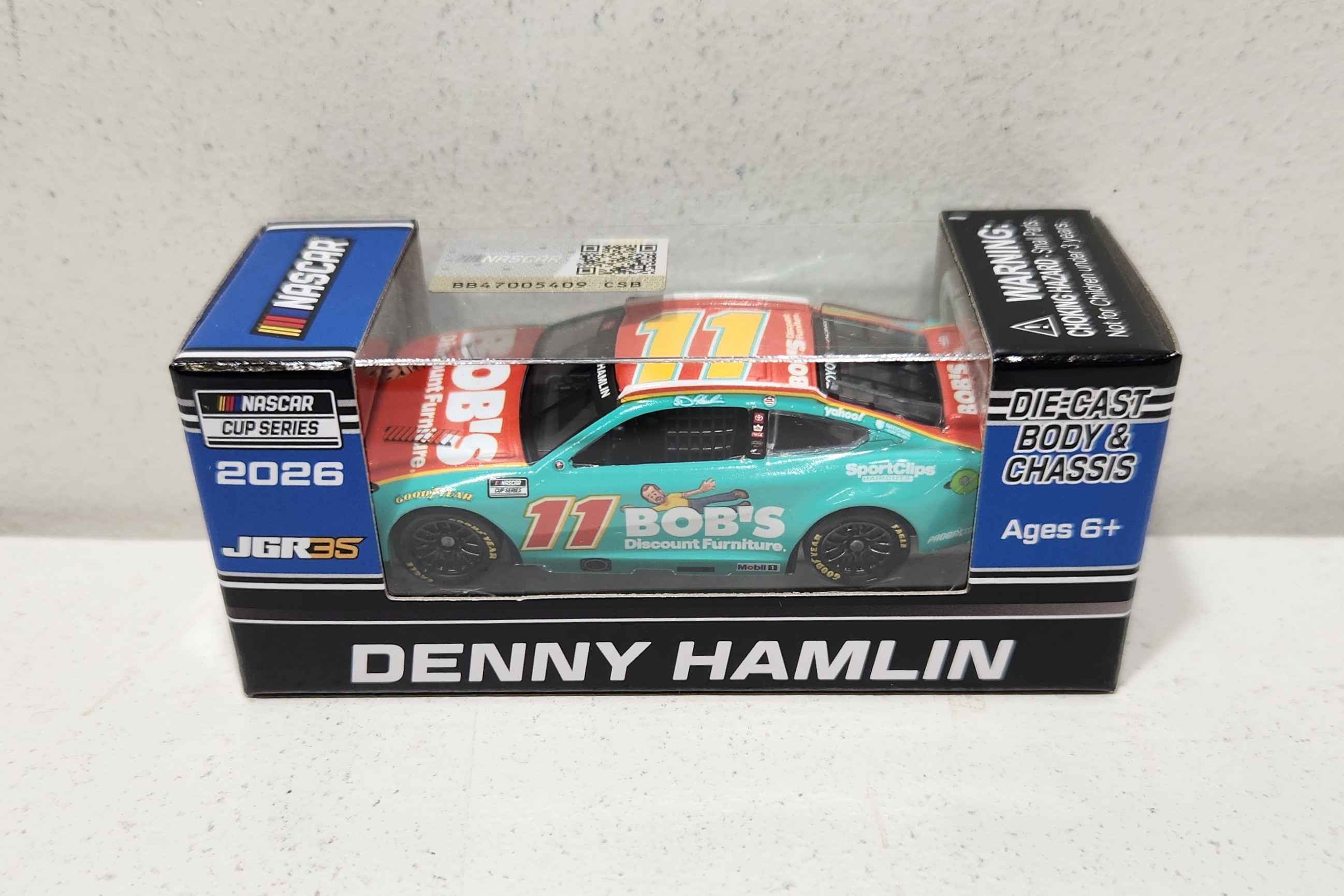 2026 Denny Hamlin 1/64th Bob's Discount Furniture Toyota