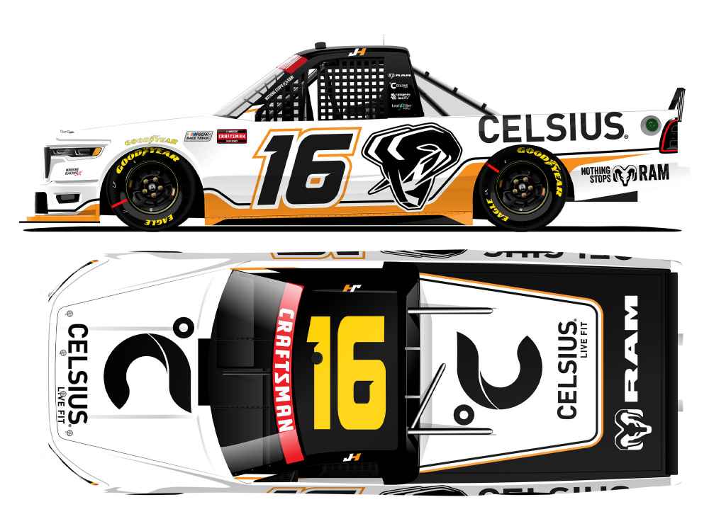 2026 Justin Haley 1/64th Celsius Dodge Ram