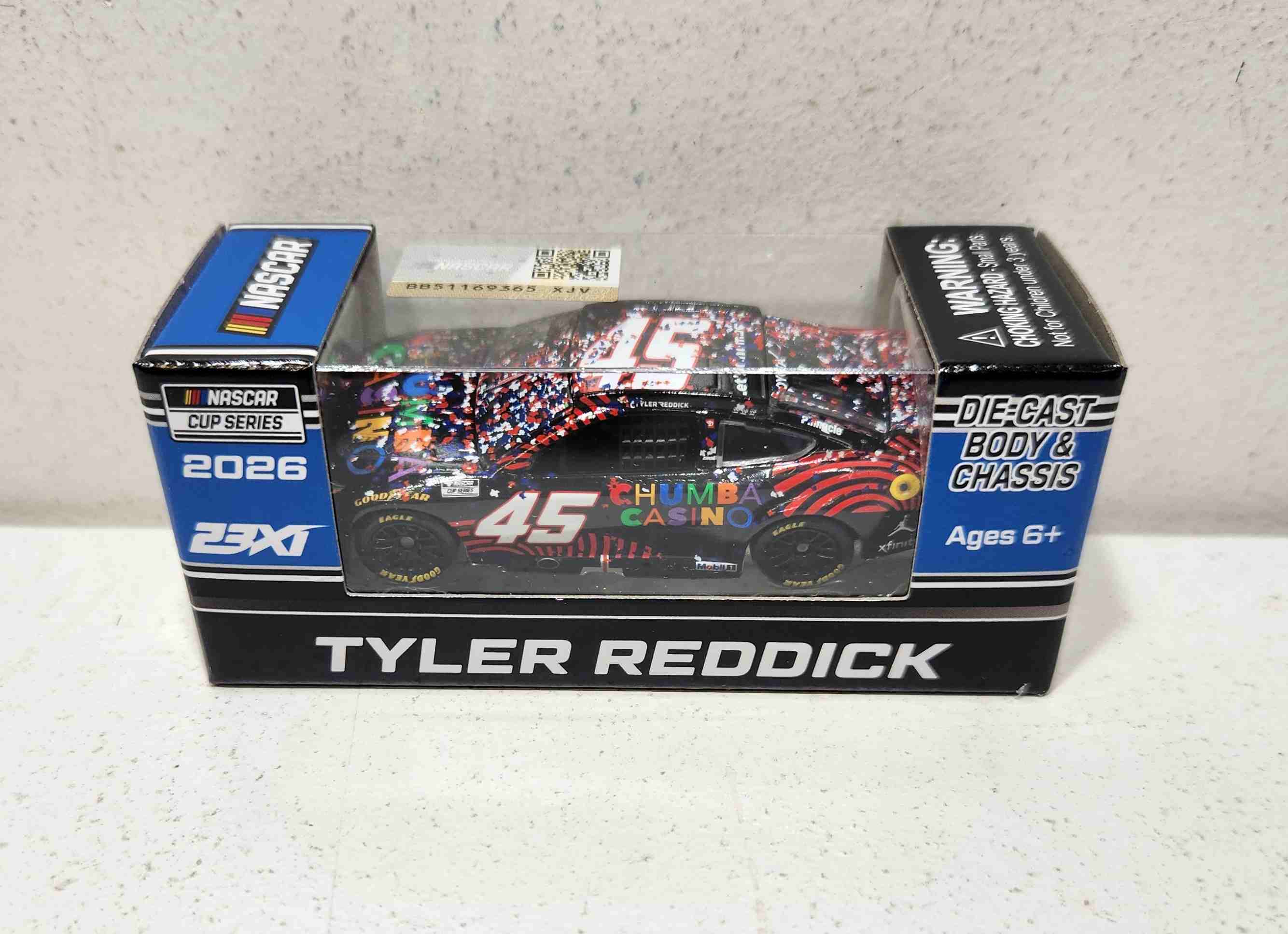 2026 Tyler Reddick 1/64th Chumba Casino "COTA Win" Toyota