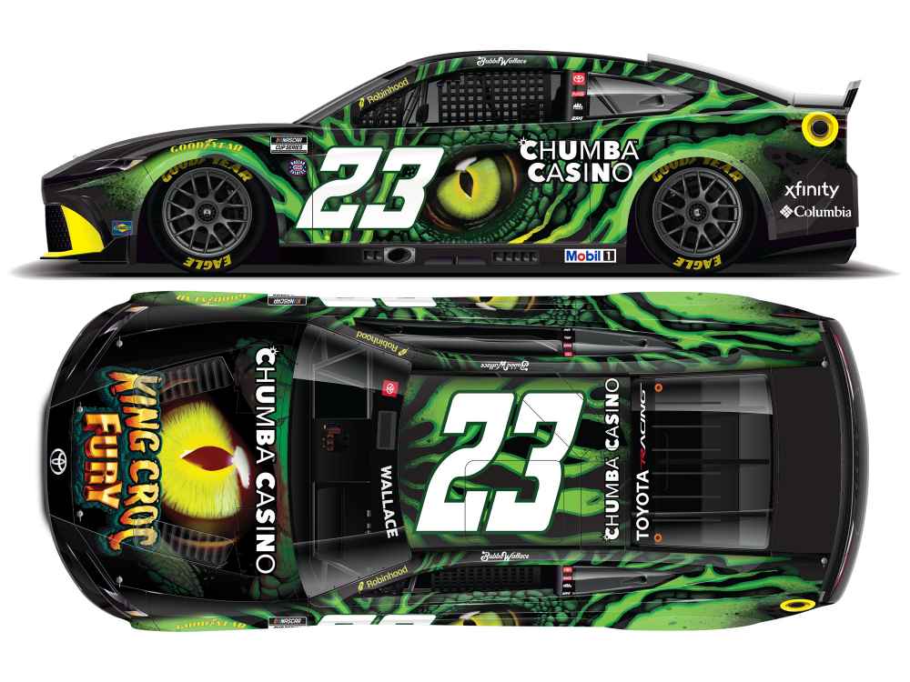 2026 Darrell Bubba Wallace 1/64th Chumba Casino King Croc Fury Toyota