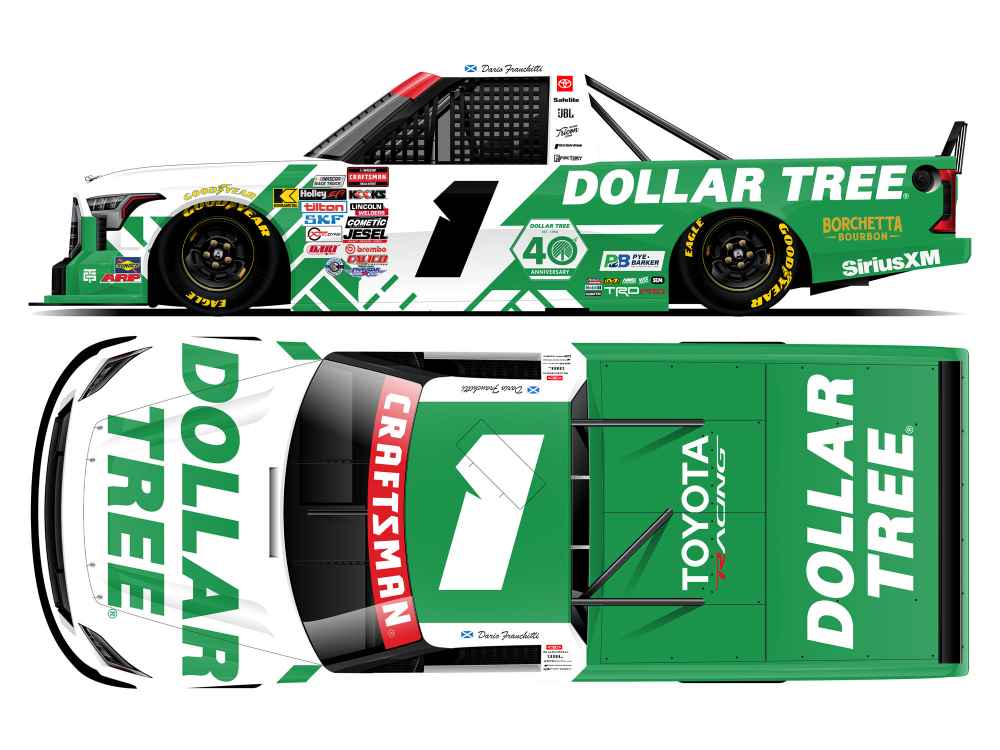 2026 Dario Franchitti 1/64th Dollar Tree Toyota Tundra