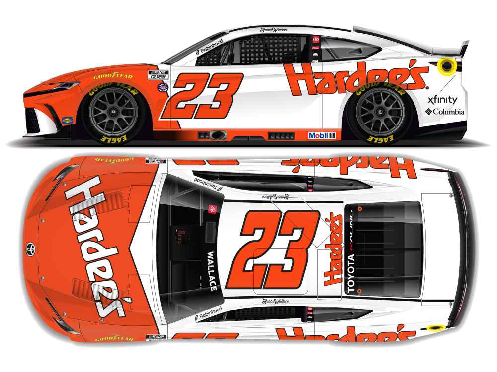 2026 Darrell Bubba Wallace 1/64th Hardee's Flashback Toyota