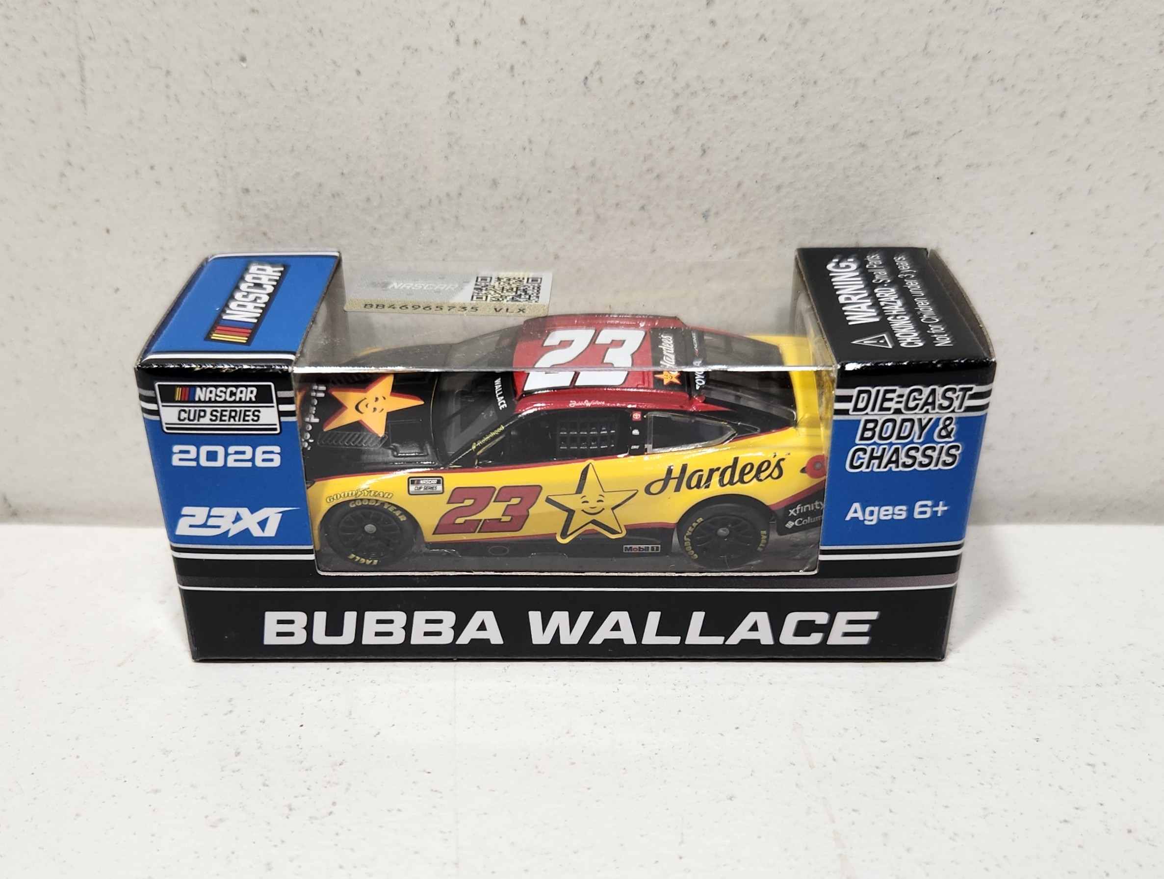 2026 Darrell Bubba Wallace 1/64th Hardee's Toyota
