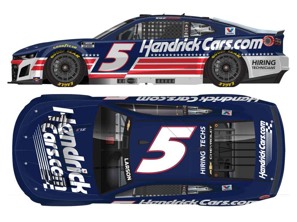 2026 Kyle Larson 1/64th HendrickCars.com "Patriotic" Chevrolet