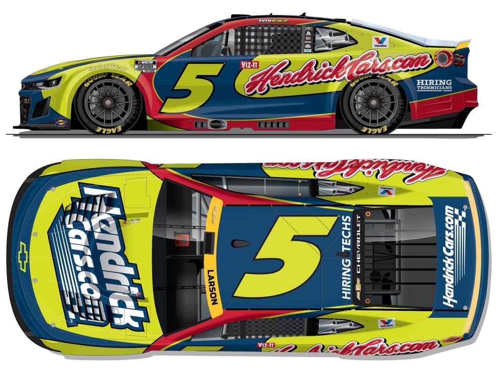 2026 Kyle Larson 1/24th HendrickCars.com "Tribute" Chevrolet