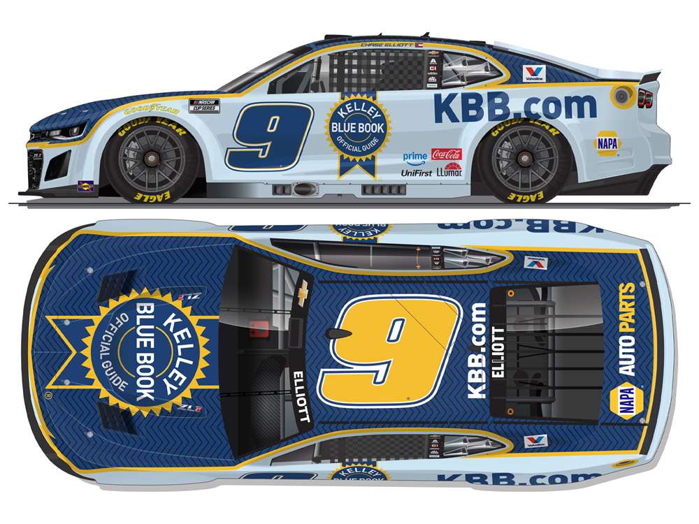 2026 Chase Elliott 1/64th Kelley Blue Book Chevrolet