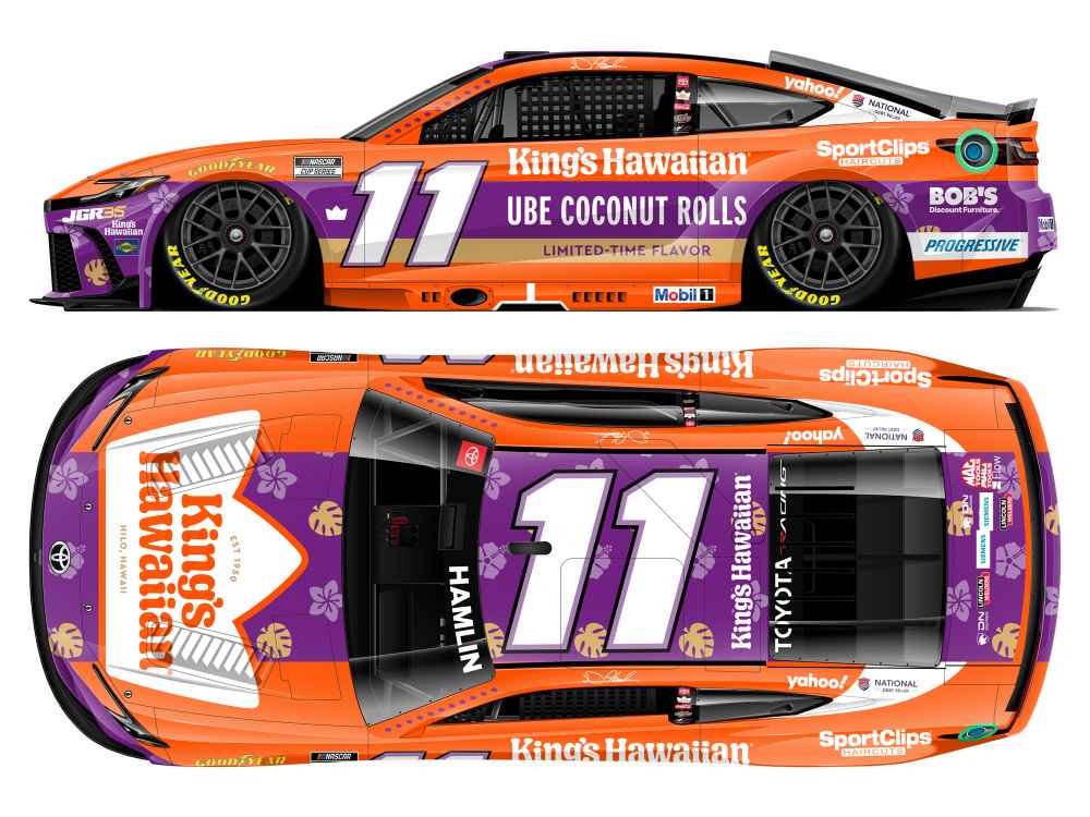 2026 Denny Hamlin 1/64th King's Hawaiian "Coconut Rolls" Toyota
