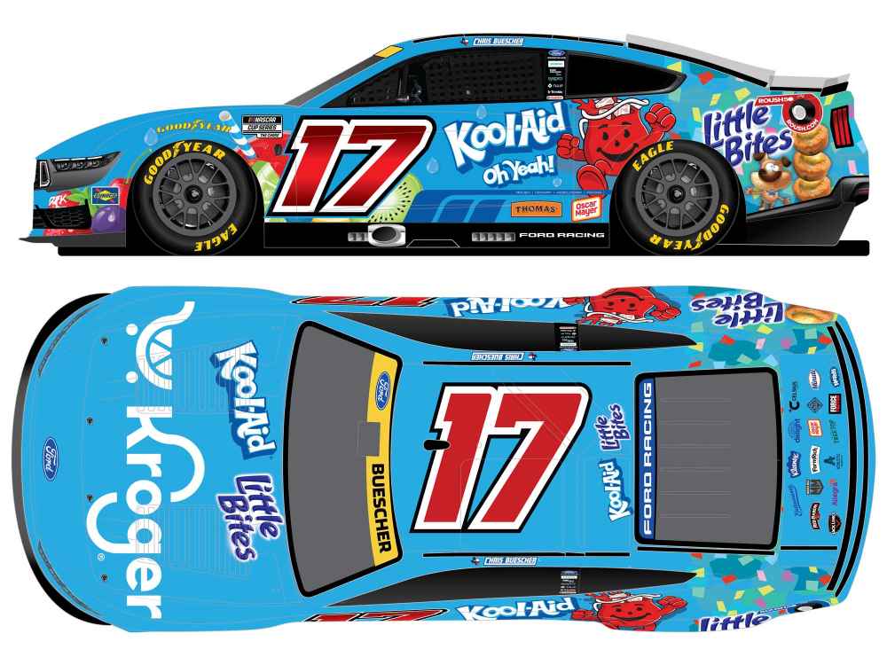 2026 Chris Buescher 1/64th Kroger "Koolaid Little Bites Ford