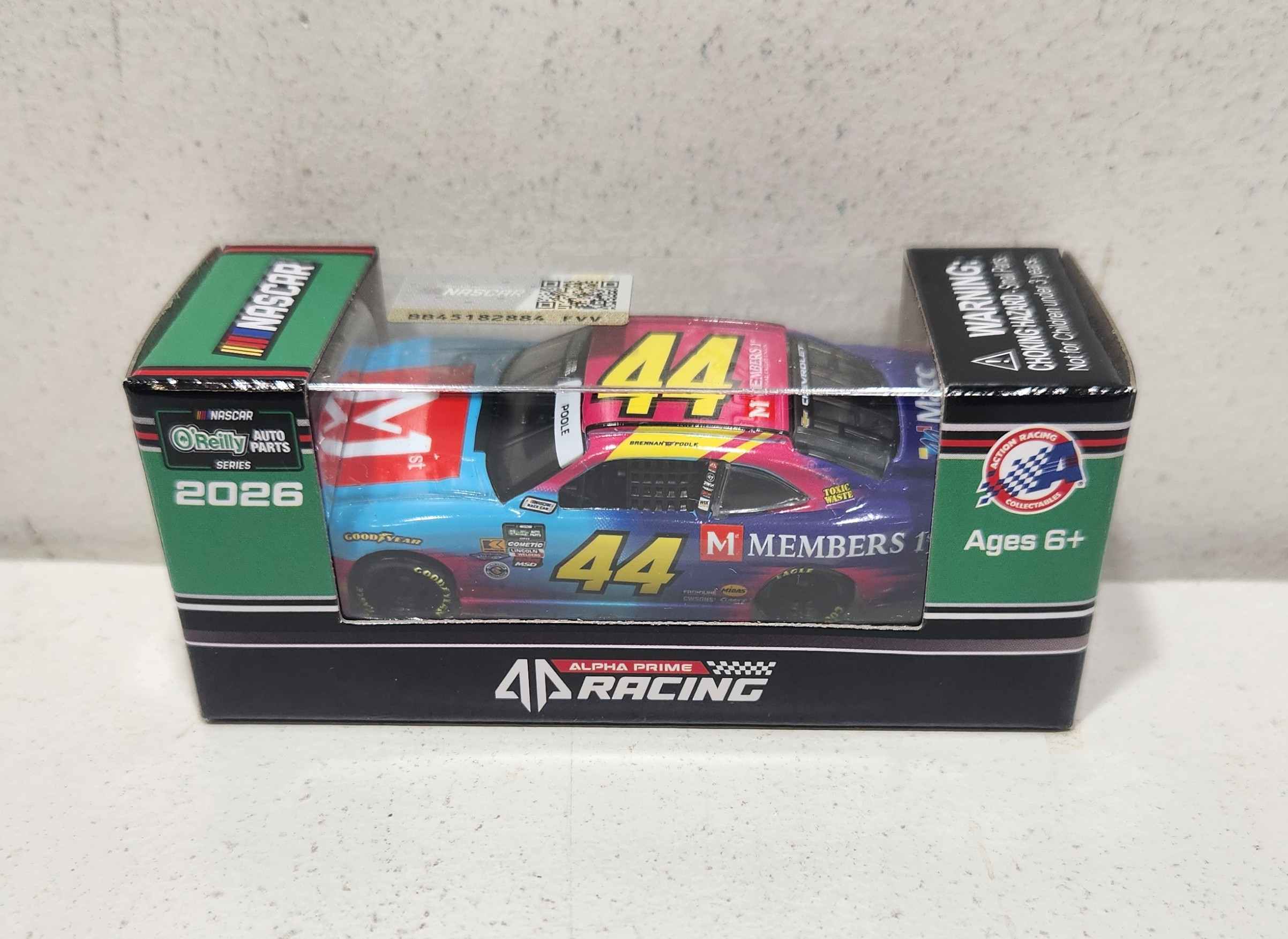 2026 Brennan Poole 1/64th Members 1st "O'Reilly Auto Parts Series" Chevrolet
