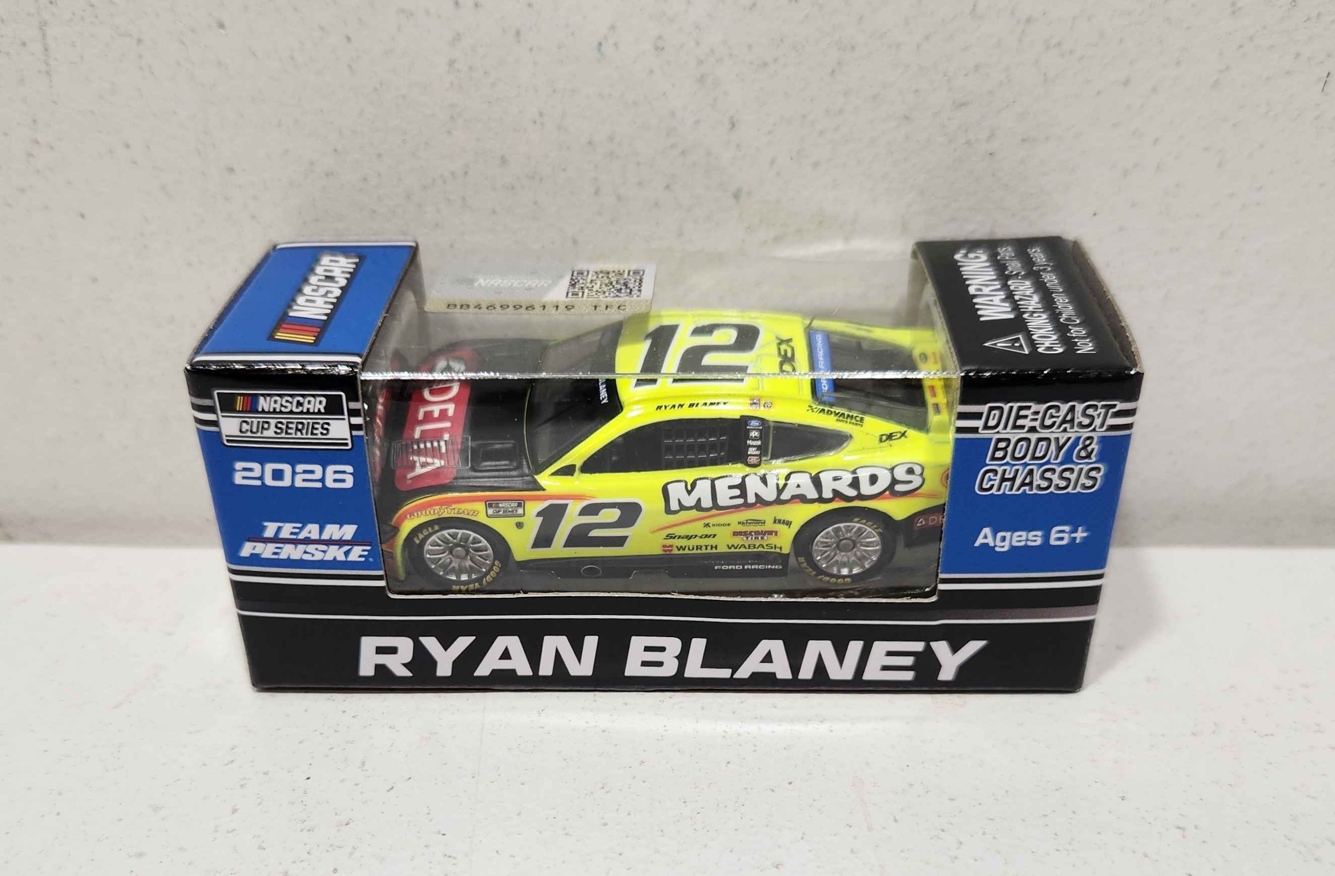 2026 Ryan Blaney 1/64th Menard's "Delta" Ford