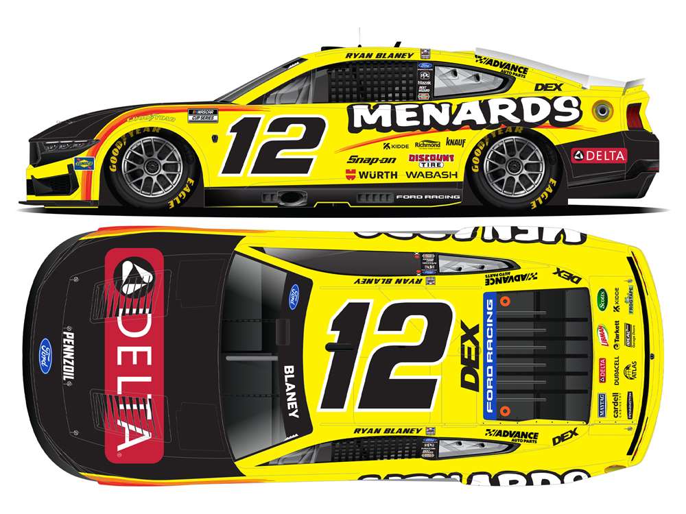 2026 Ryan Blaney 1/64th Menard's "Delta" Ford