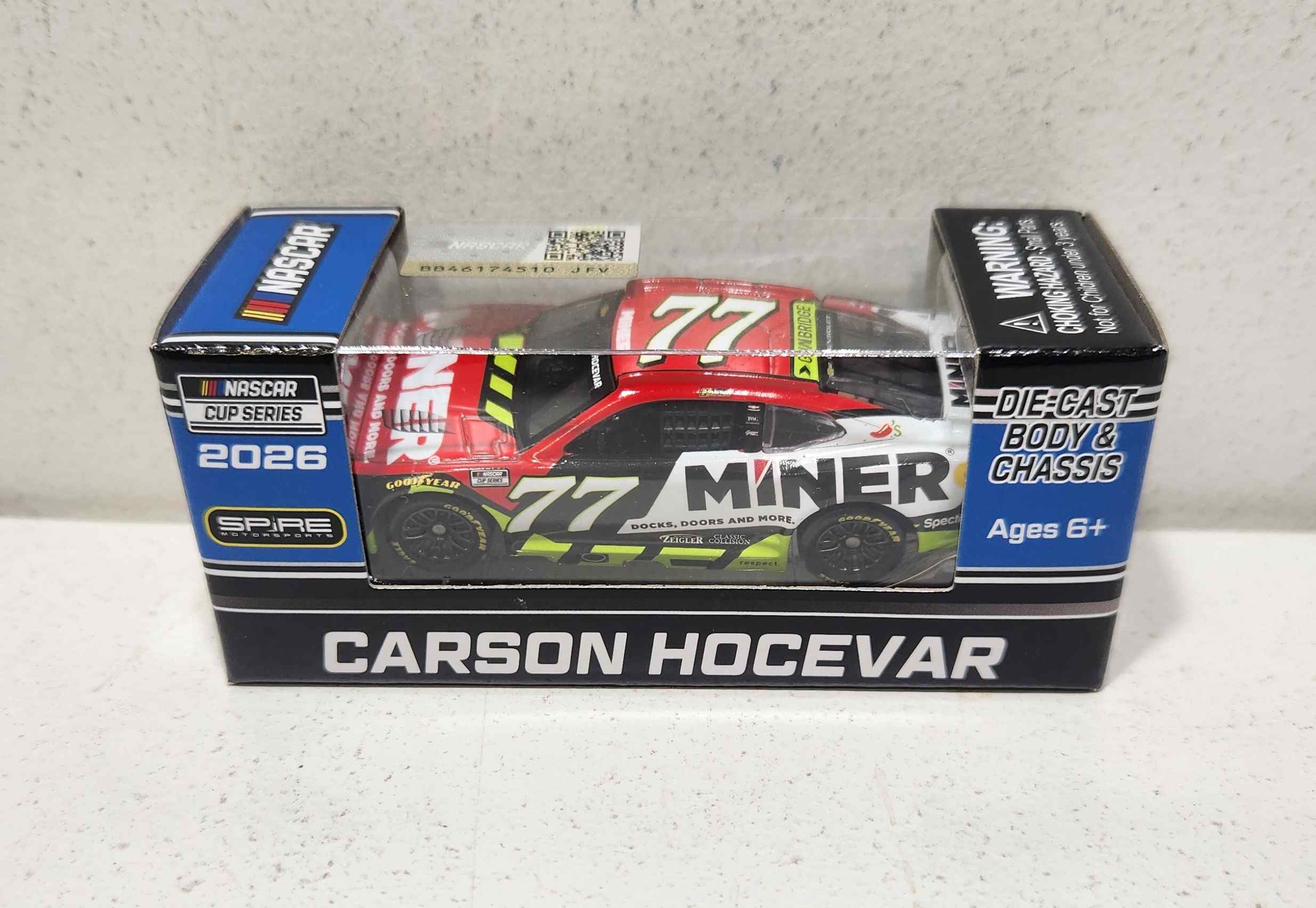 2026 Carson Hocevar 1/64th Miner Chevrolet