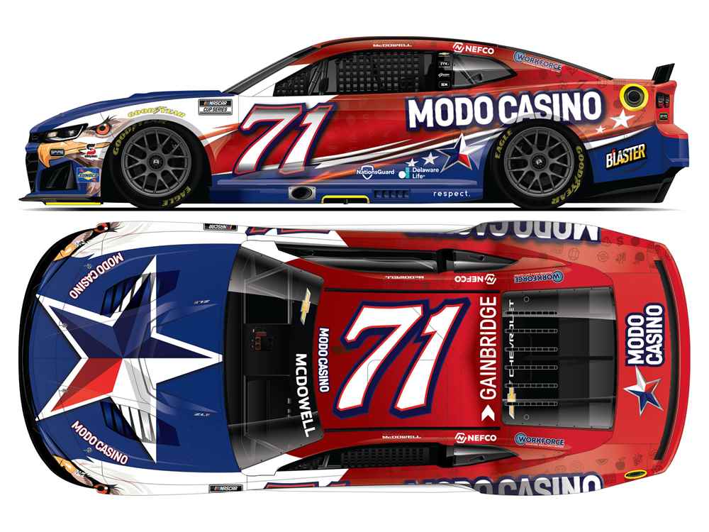 2026 Michael McDowell 1/64th Modo Casino Chevrolet