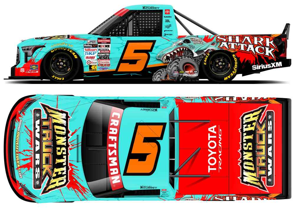 2026 Bayley Currey 1/64th Monster Truck Wars Toyota Tundra