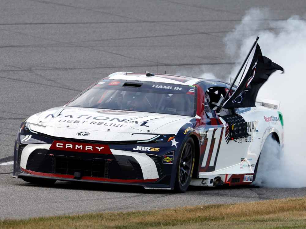 2026 Denny Hamlin 1/64th National Debt Relief "Michigan Win" Toyota