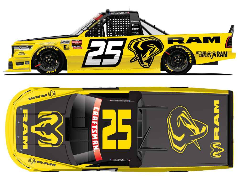 2026 Elliott Sadler 1/64th Ram Trucks Dodge Ram