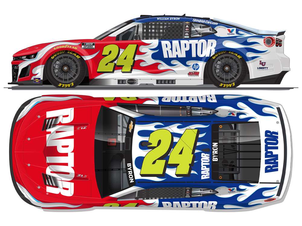 2026 William Byron 1/64th RAPTOR Chevrolet