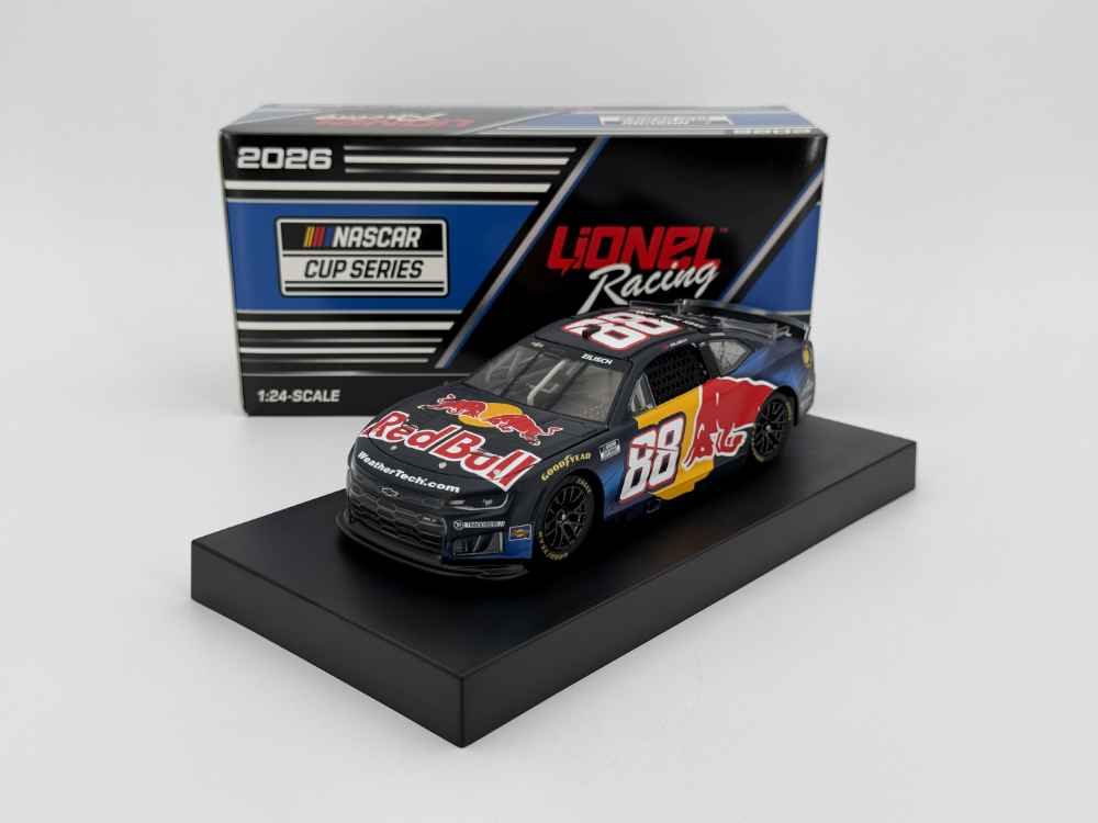 2026 Connor Zilisch 1/24th Red Bull hood open Chevrolet