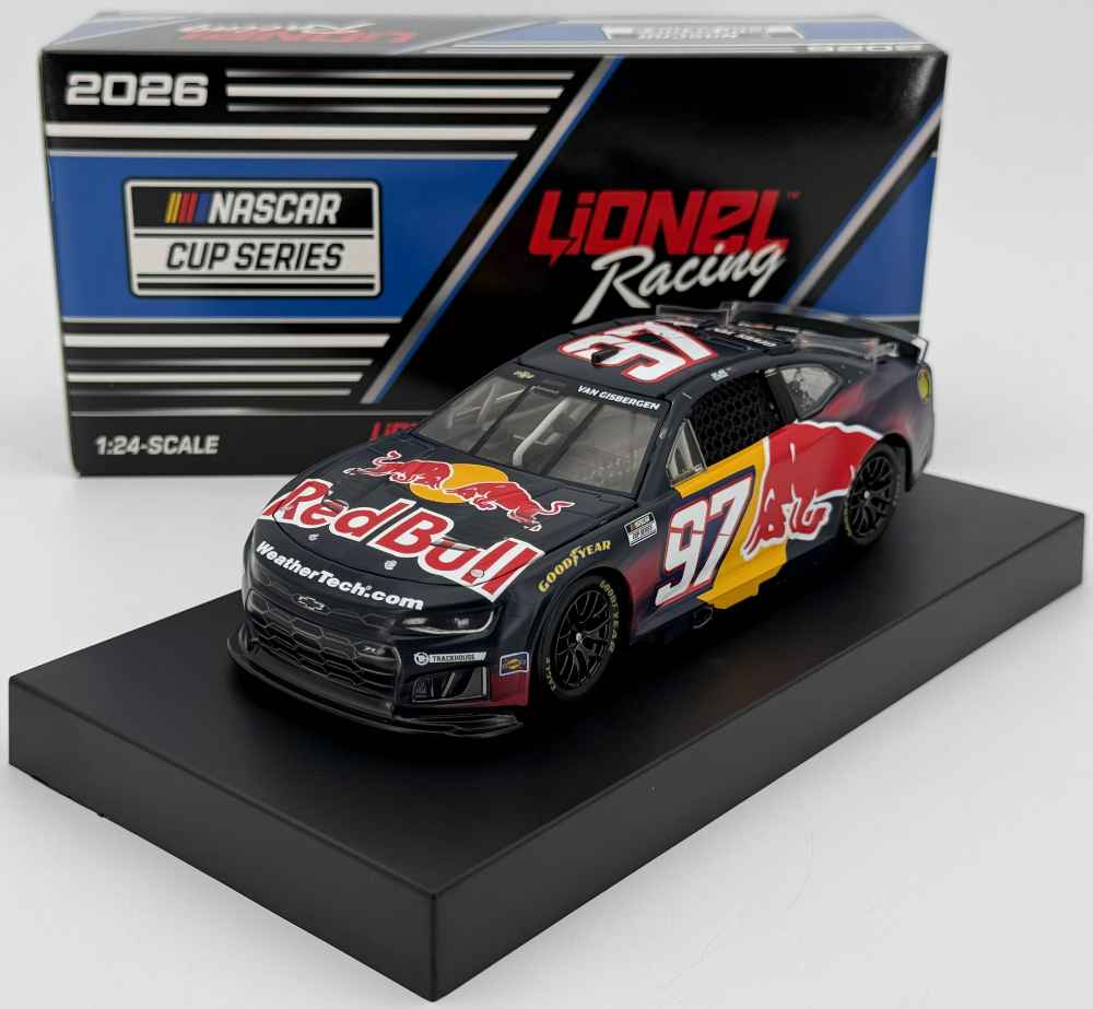 2026 Shane Van Gisbergen 1/24th Red Bull hood open Chevrolet