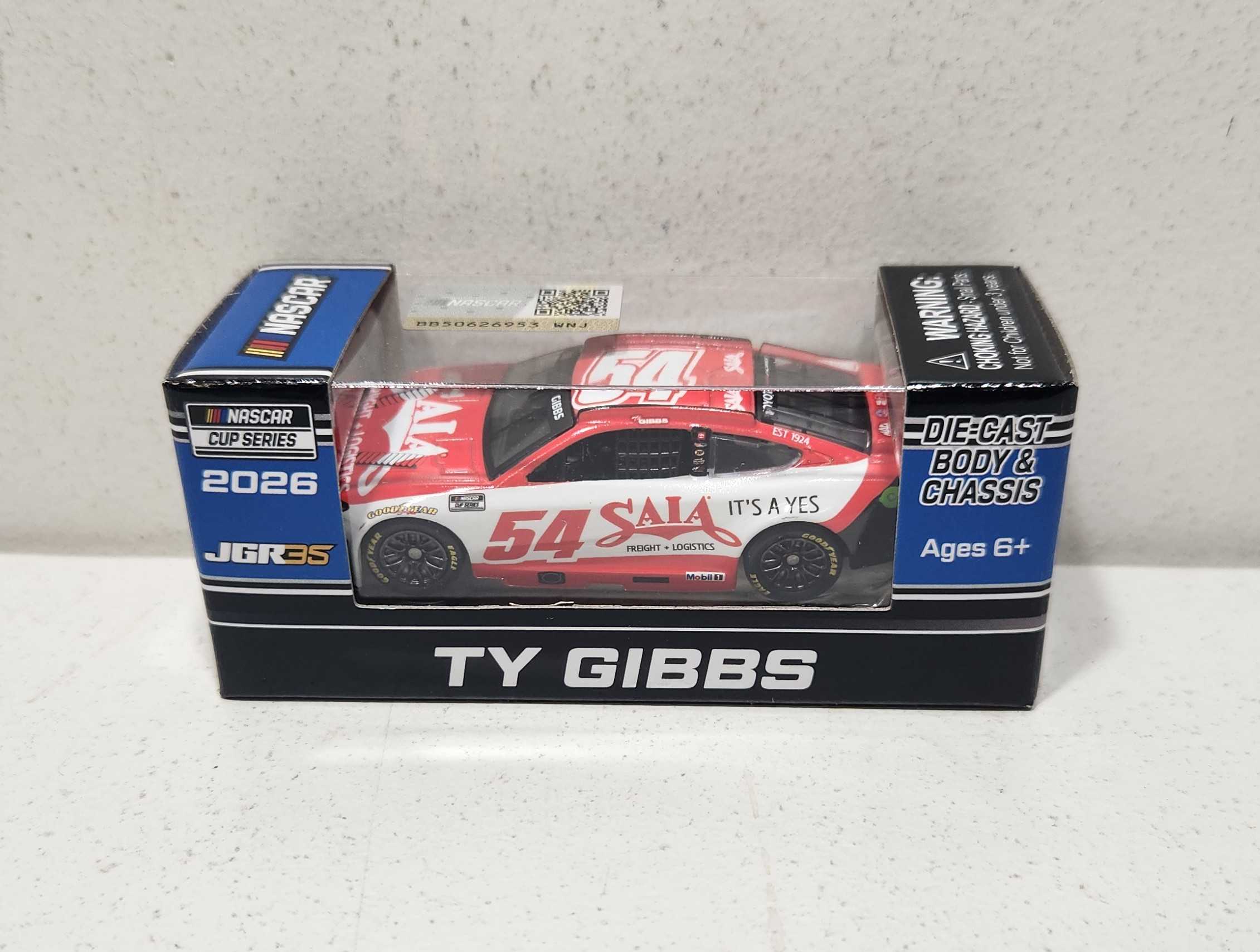 2026 Ty Gibbs 1/64th Saia LTL Freight Toyota