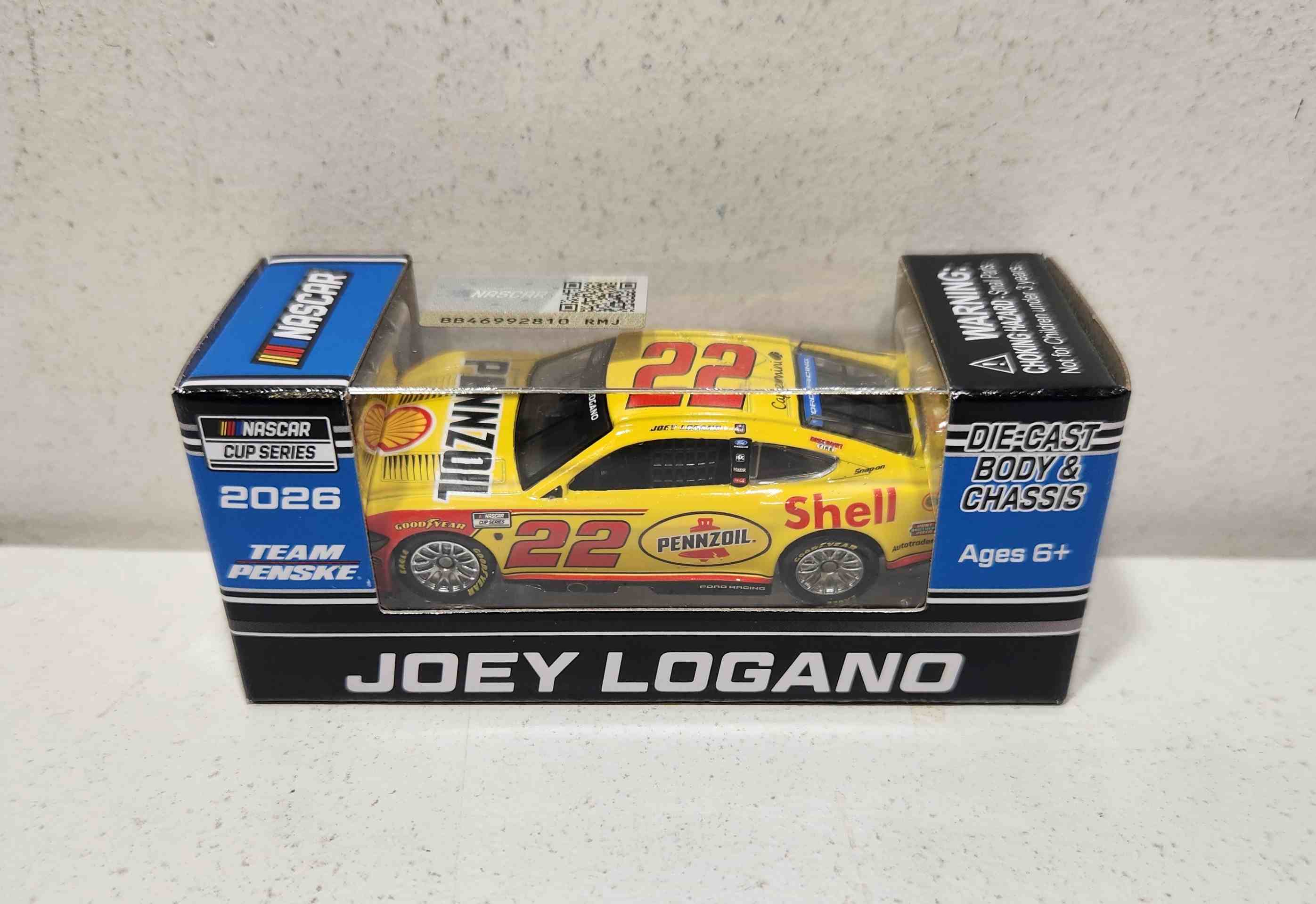 2026 Joey Logano 1/64th Shell "Pennzoil" Ford