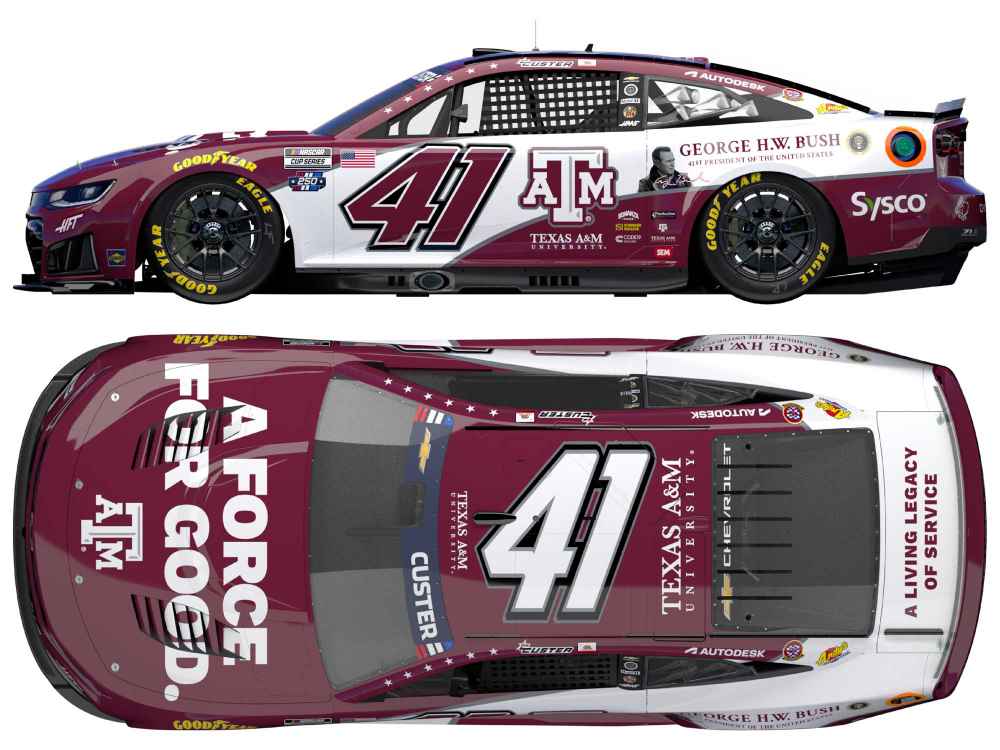 2026 Cole Custer 1/64th Texas AM Chevrolet
