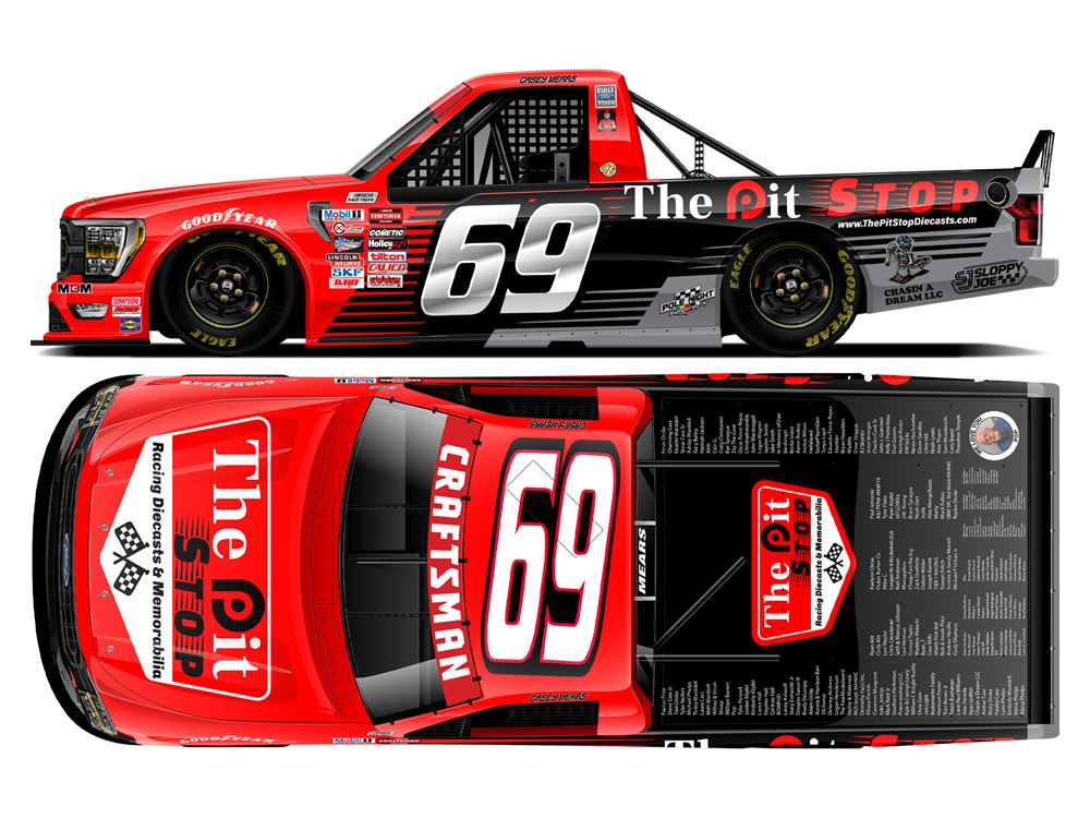 2026 Casey Mears 1/64th The Pit Stop Ford F-150