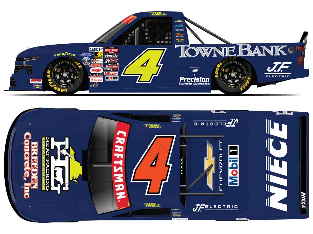 2026 Connor Hall 1/64th Townebank/Breeden Concrete Chevrolet Silverado