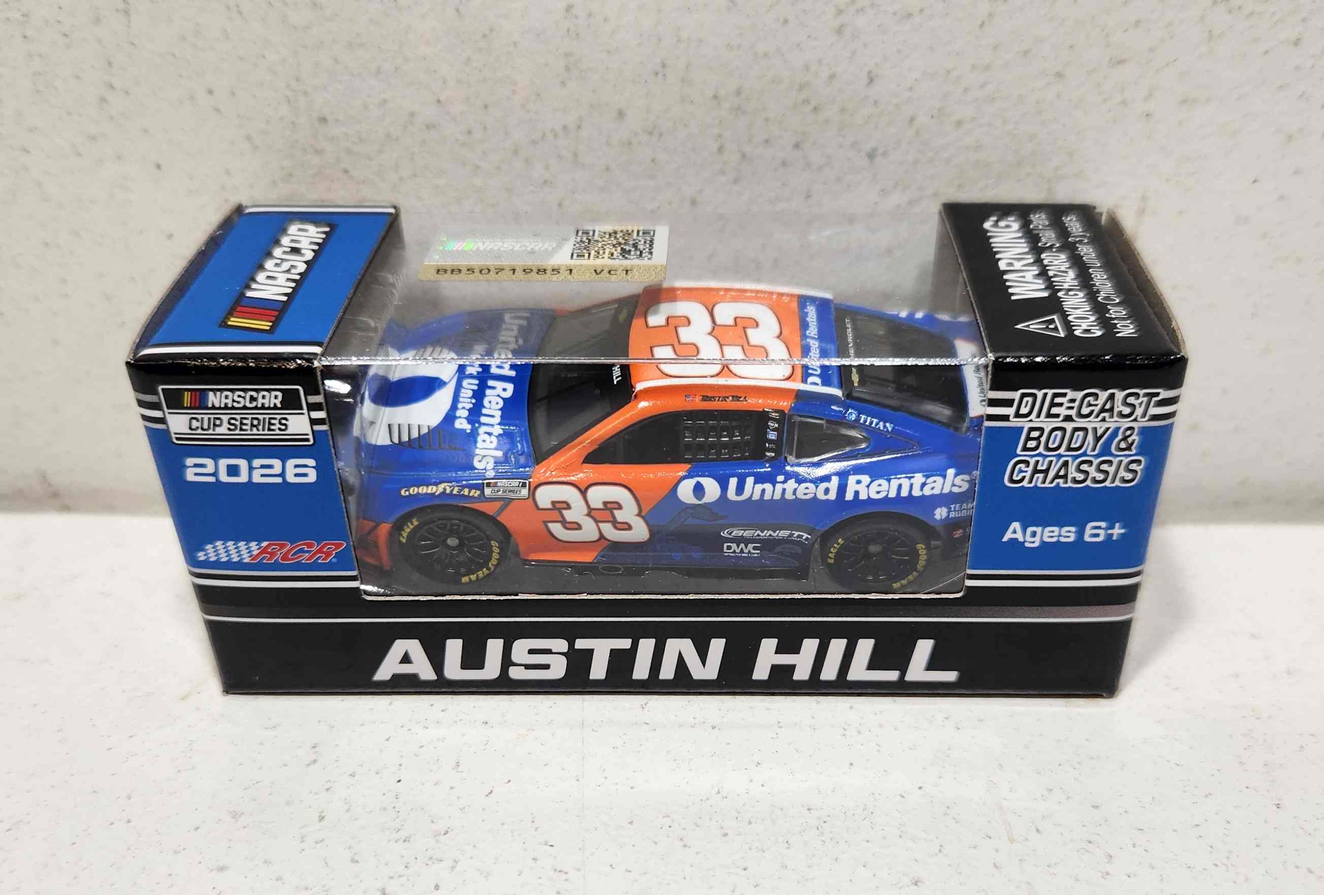 2026 Austin Hill 1/64th United Rentals Chevrolet