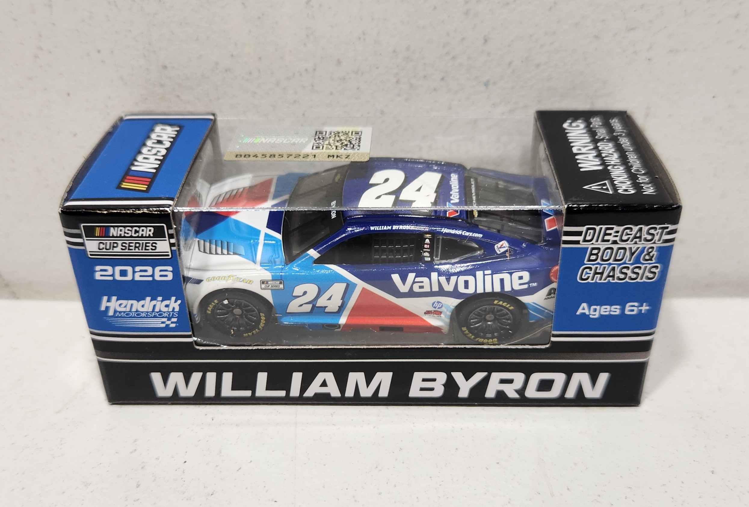 2026 William Byron 1/64th Valvoline Chevrolet