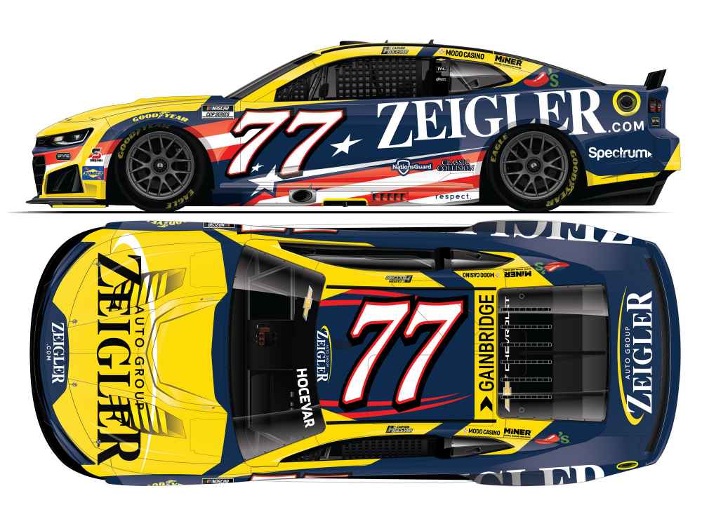 2026 Carson Hocevar 1/64th Zeigler Patriotic Chevrolet