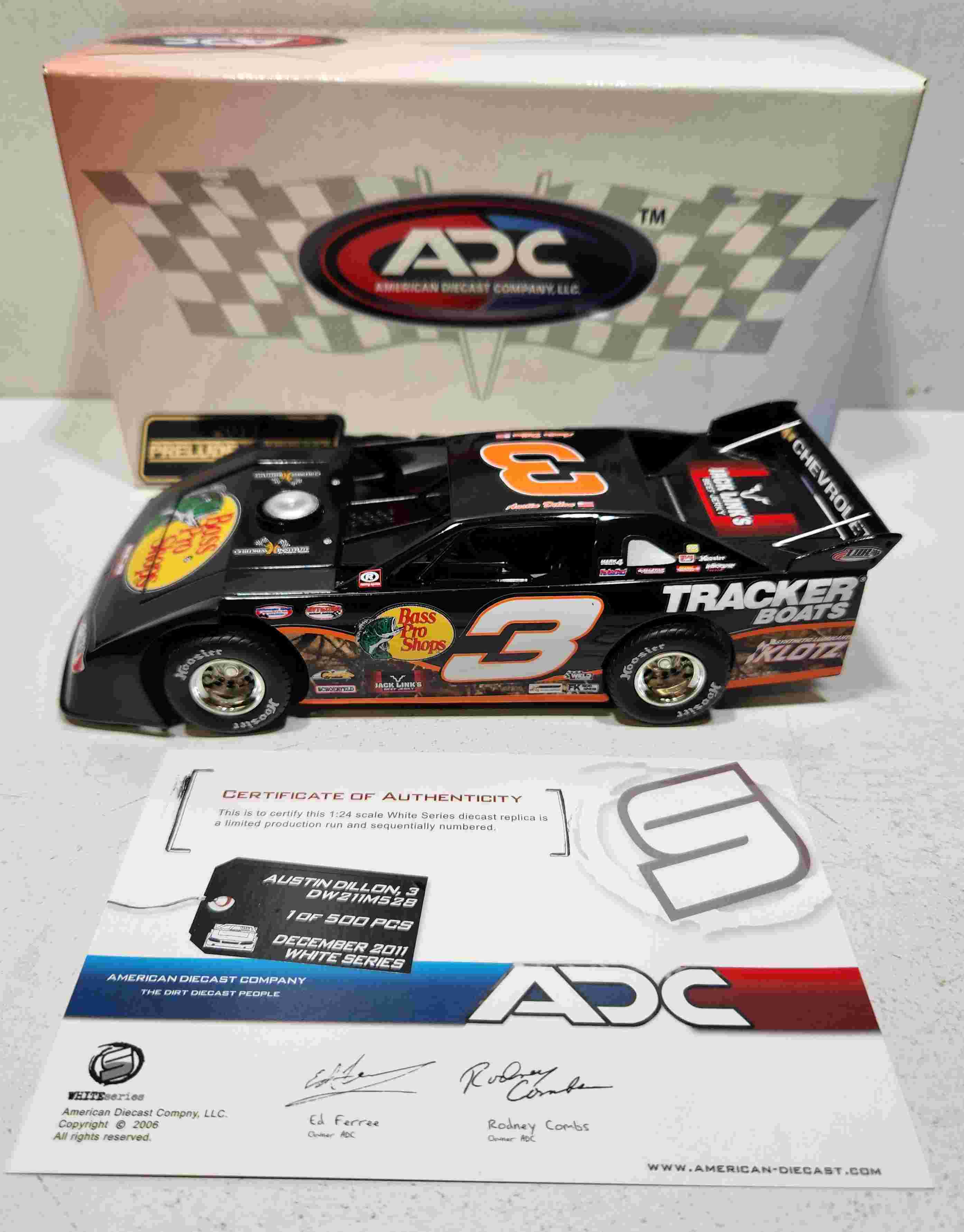 2011 Austin Dillon 1/24th Bass Pro Shops "Eldora" dirt car