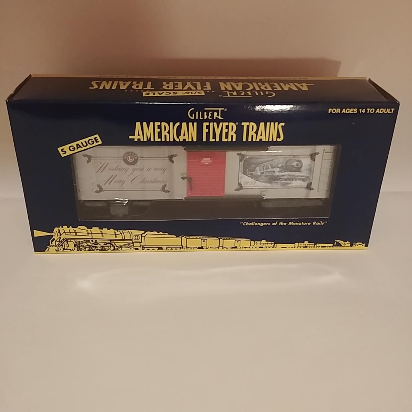 2013 American Flyer 6-48833 Christmas Boxcar