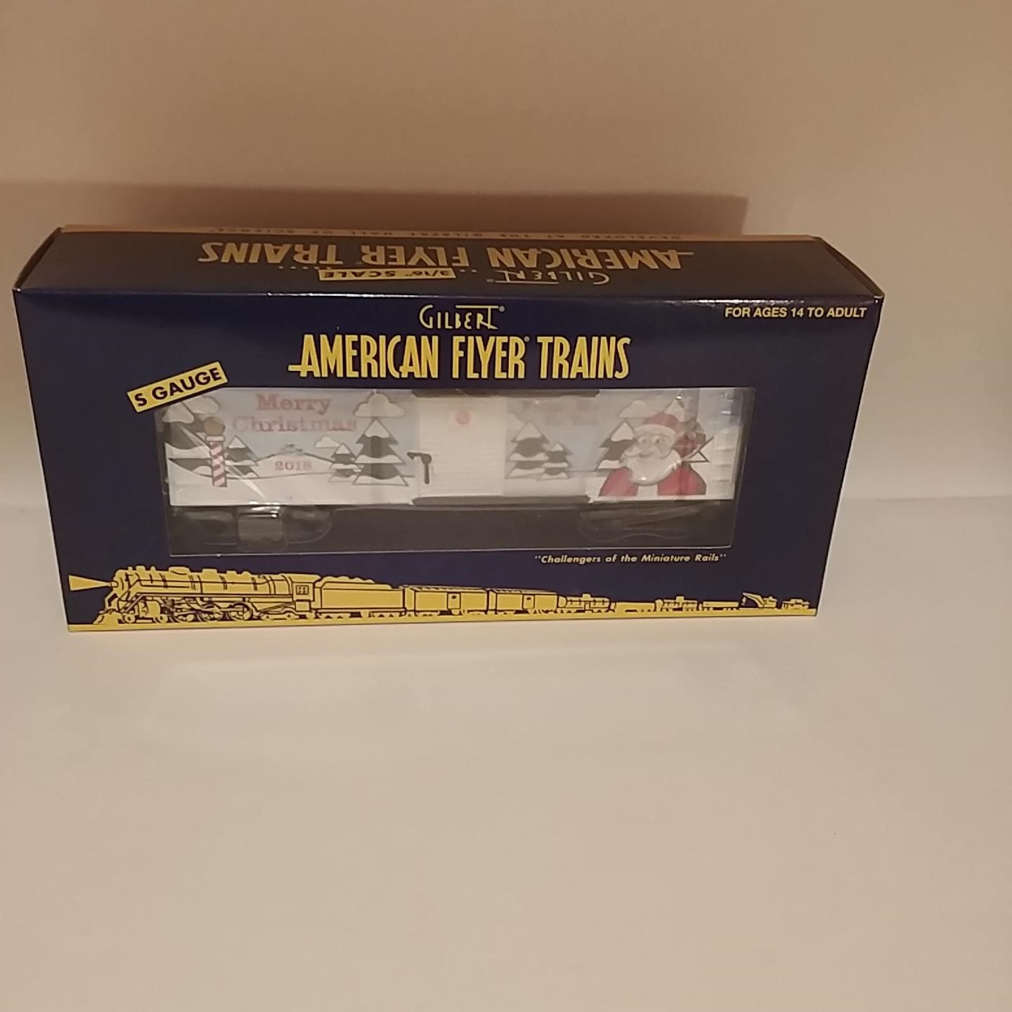 2018 American Flyer 6-44129 Christmas Boxcar